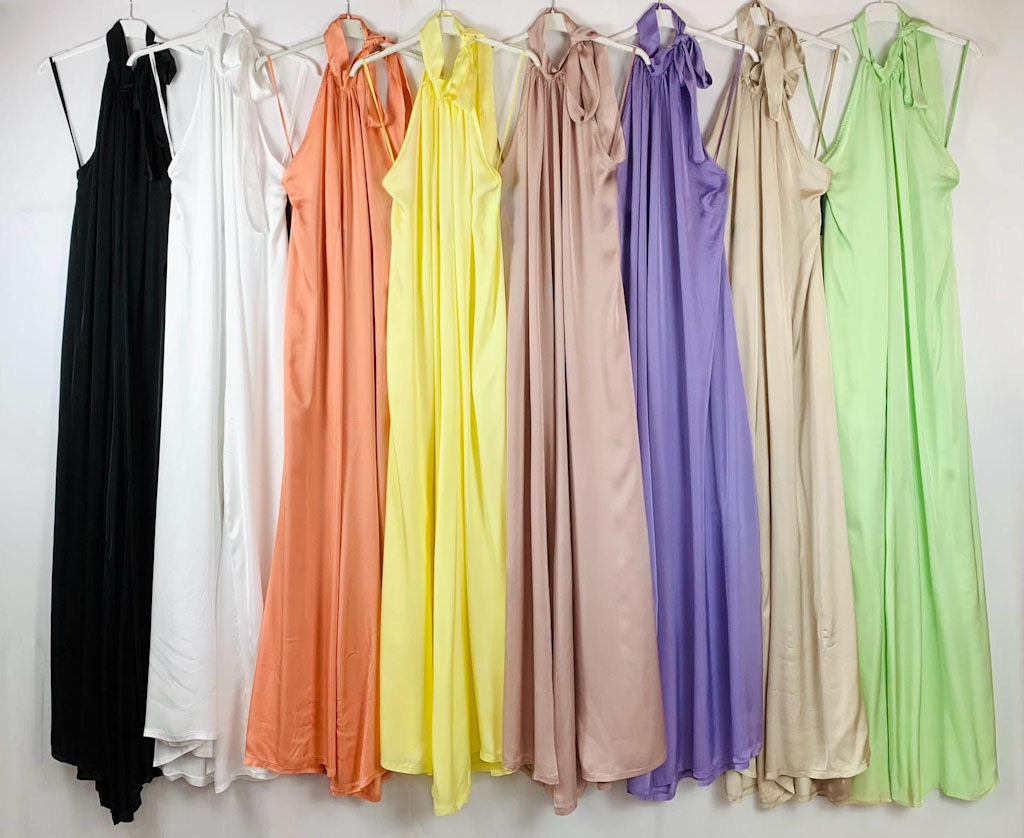 Silk Halter Jumpsuit