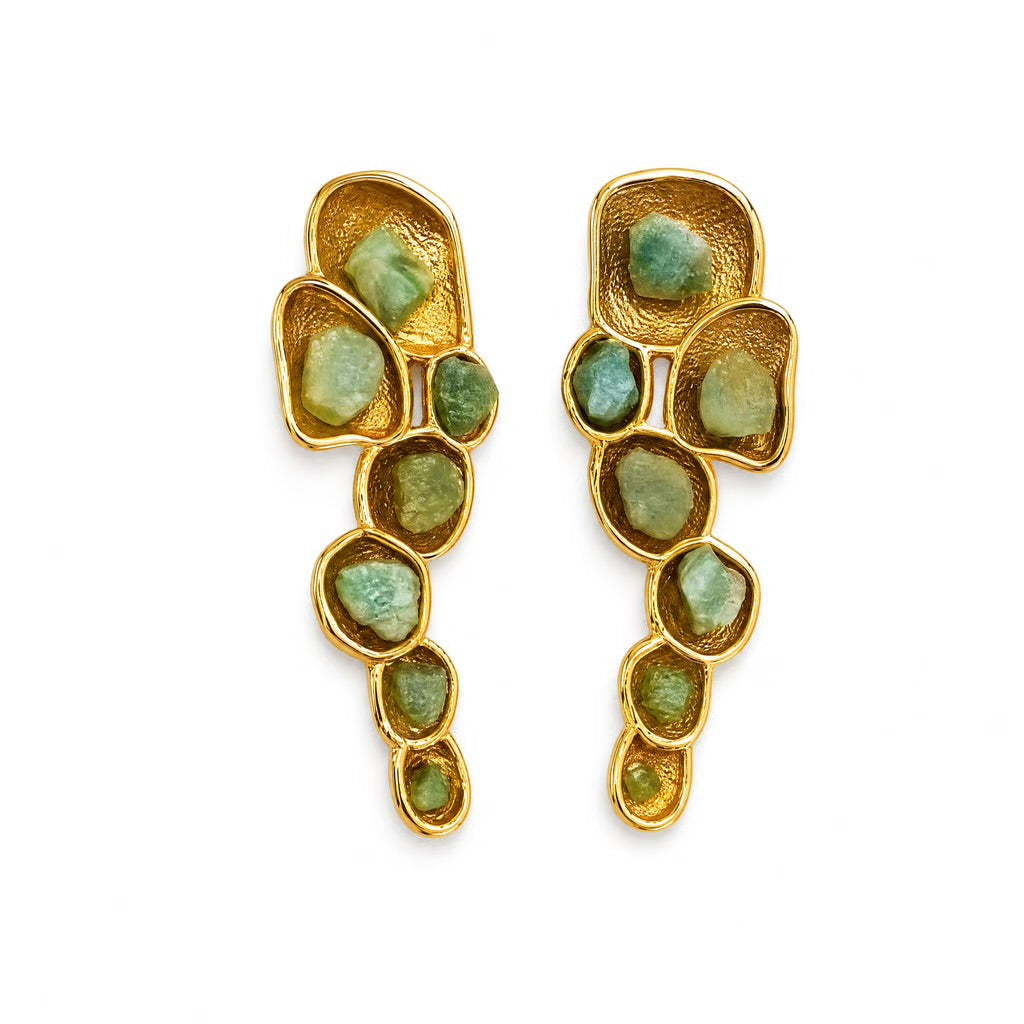 Emerald Grotto Earrings