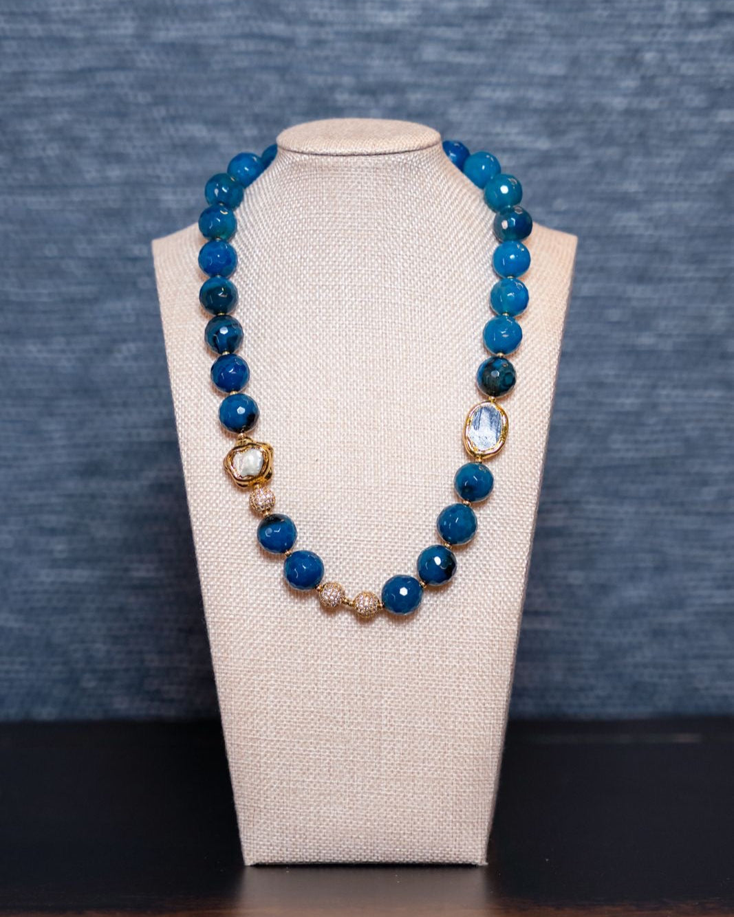 Ocean Agate Necklace – Bold, Elegant & Elevated 