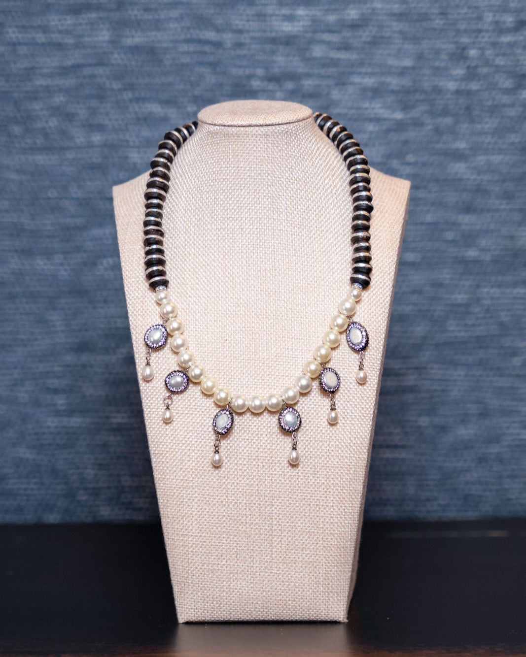 Moonlit  Pearl  Necklace – Elegant, Regal & Unexpected