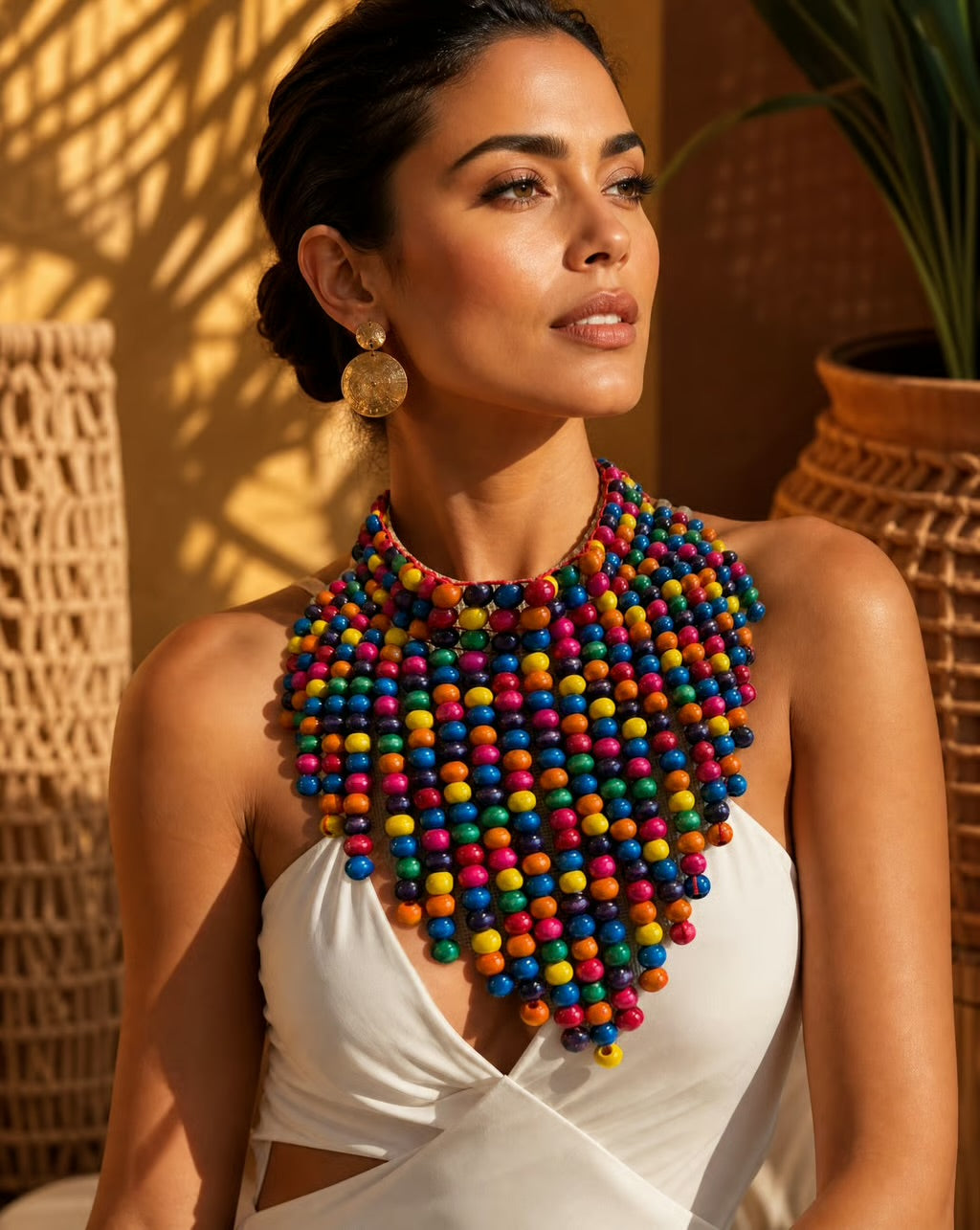 Cartagena Color Bib Necklace