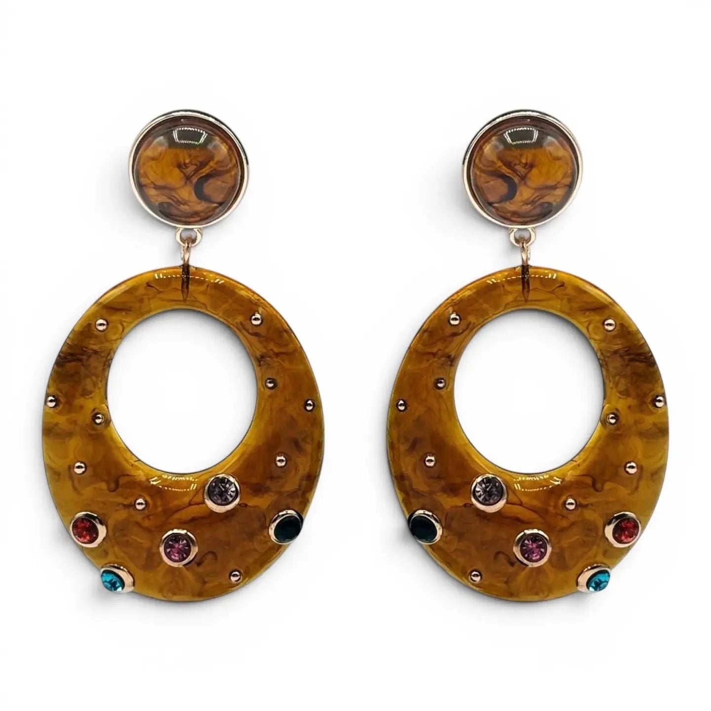 The Celeste French Resin Earrings