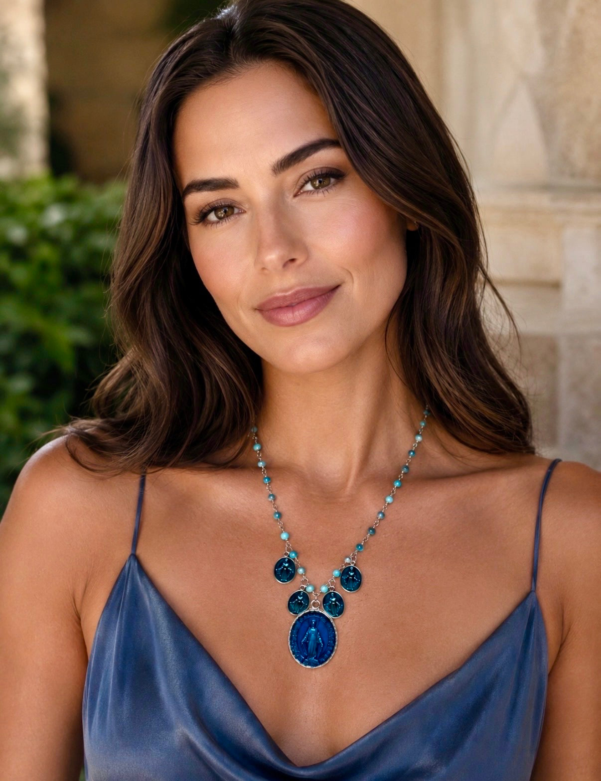 Ephesus Azure Devotion Necklace