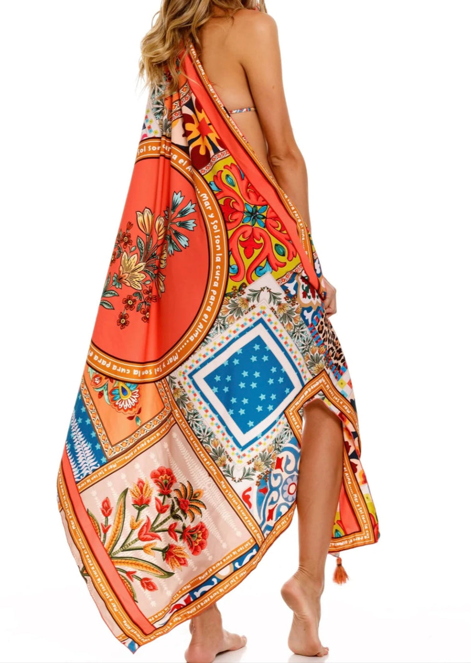 Mediterranean Mosaic Pareo – Fire & Fiesta