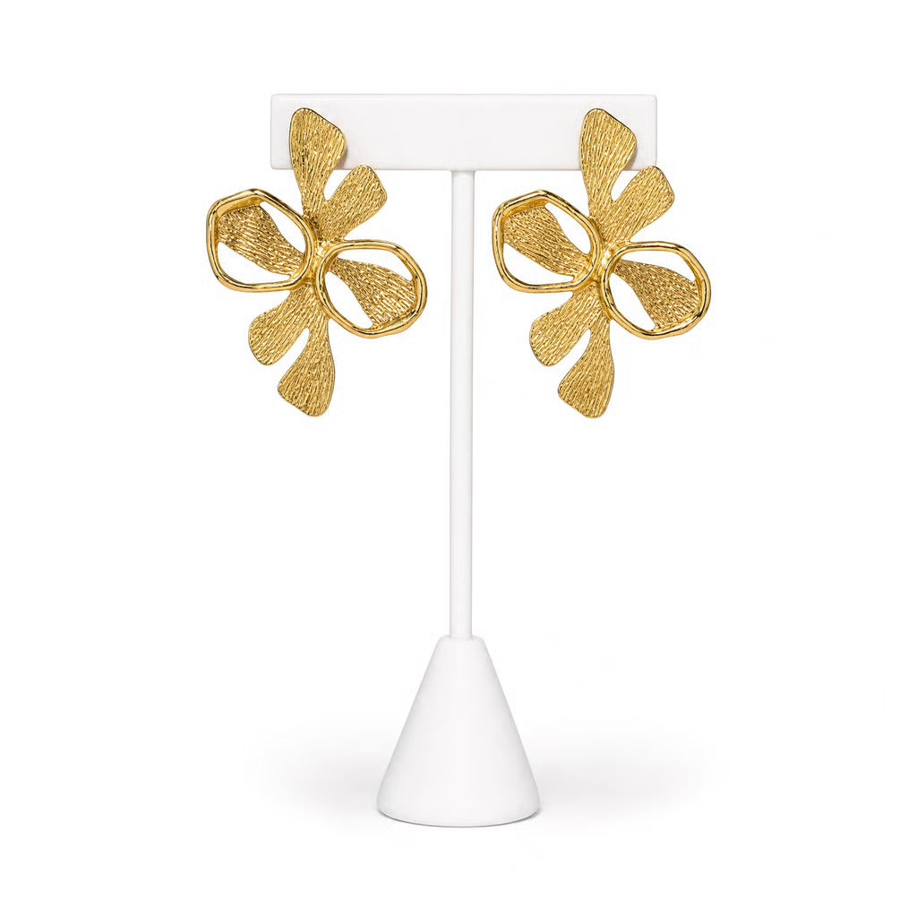 Firenze Sculptural Flower Earrings