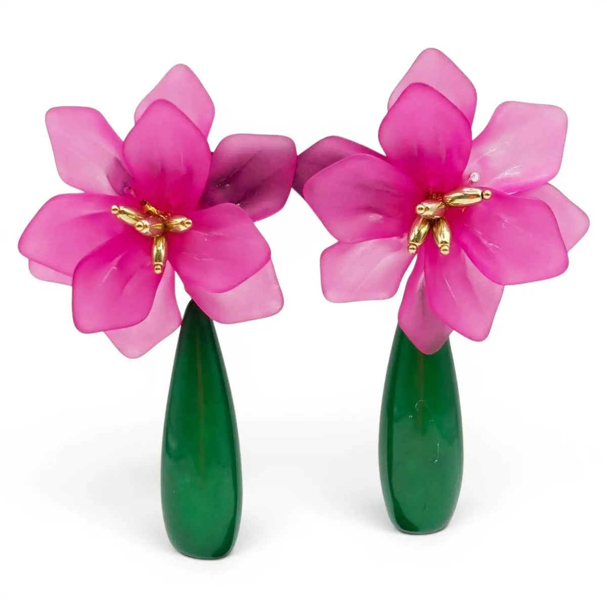 The Fleur de Soleil French Resin Earrings