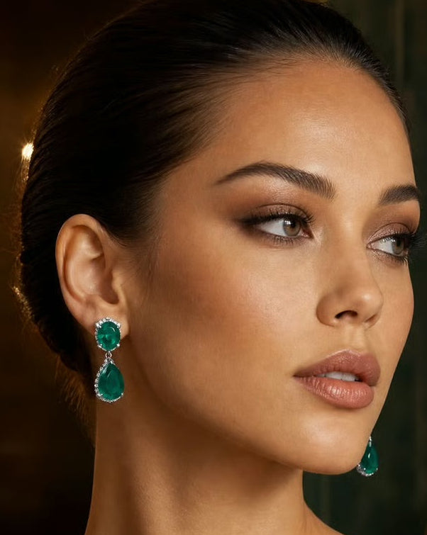Esmeralda Royale Drop Earrings