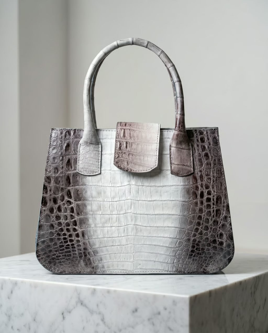 The Monaco Crocodile Satchel