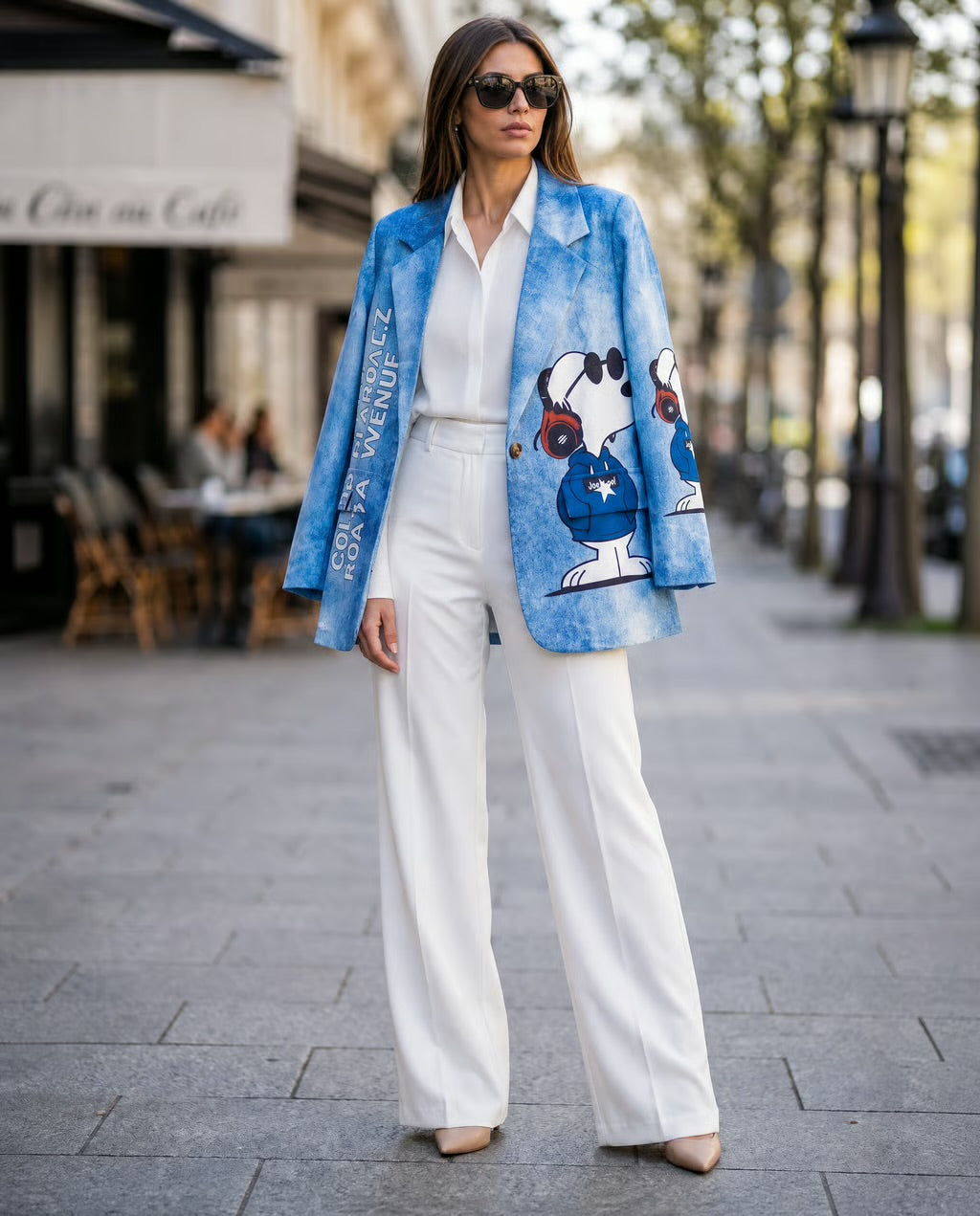 Riviera Snoopy Statement Blazer