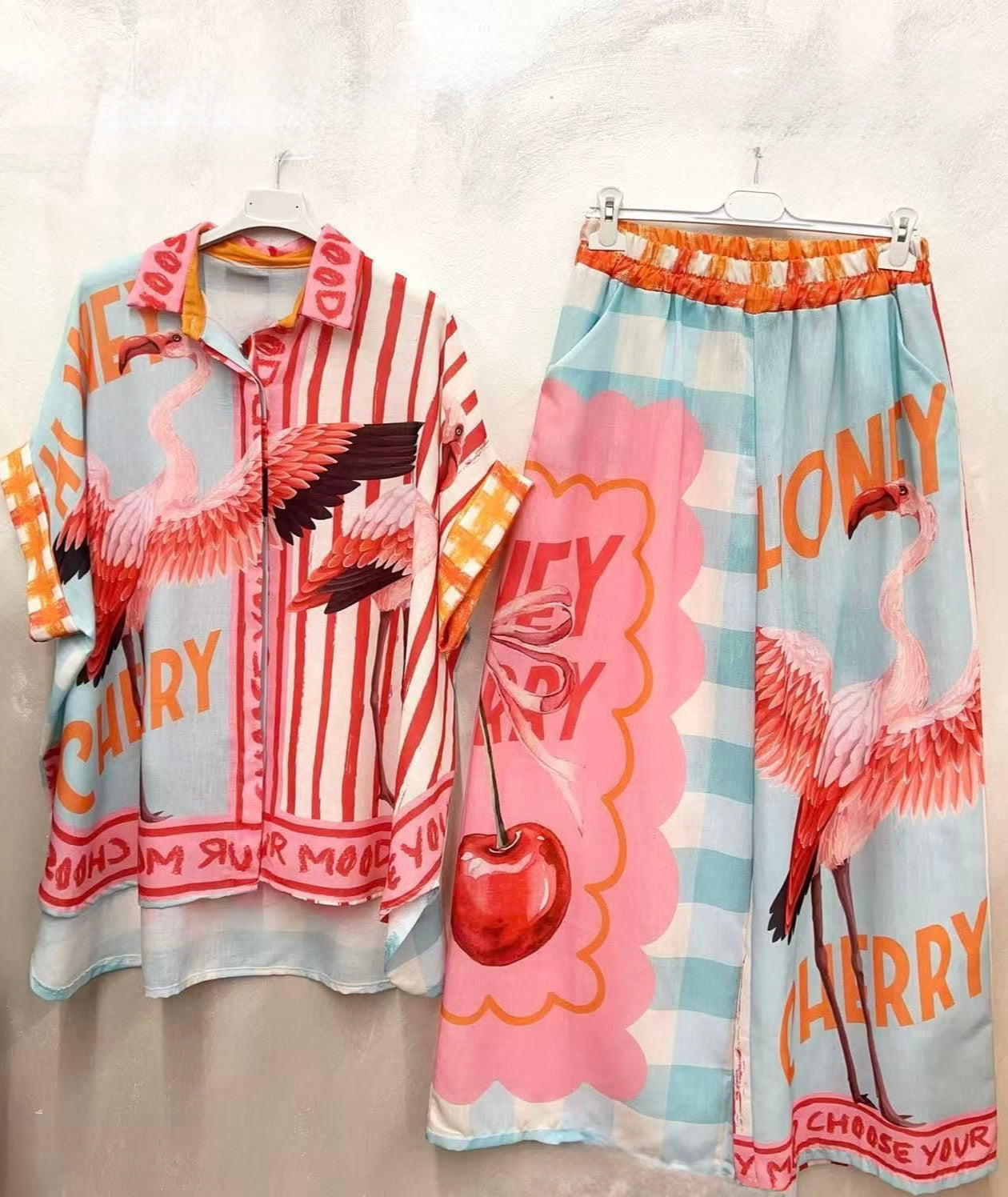 Print  Shirts and Pants – Multicolor sold separately
