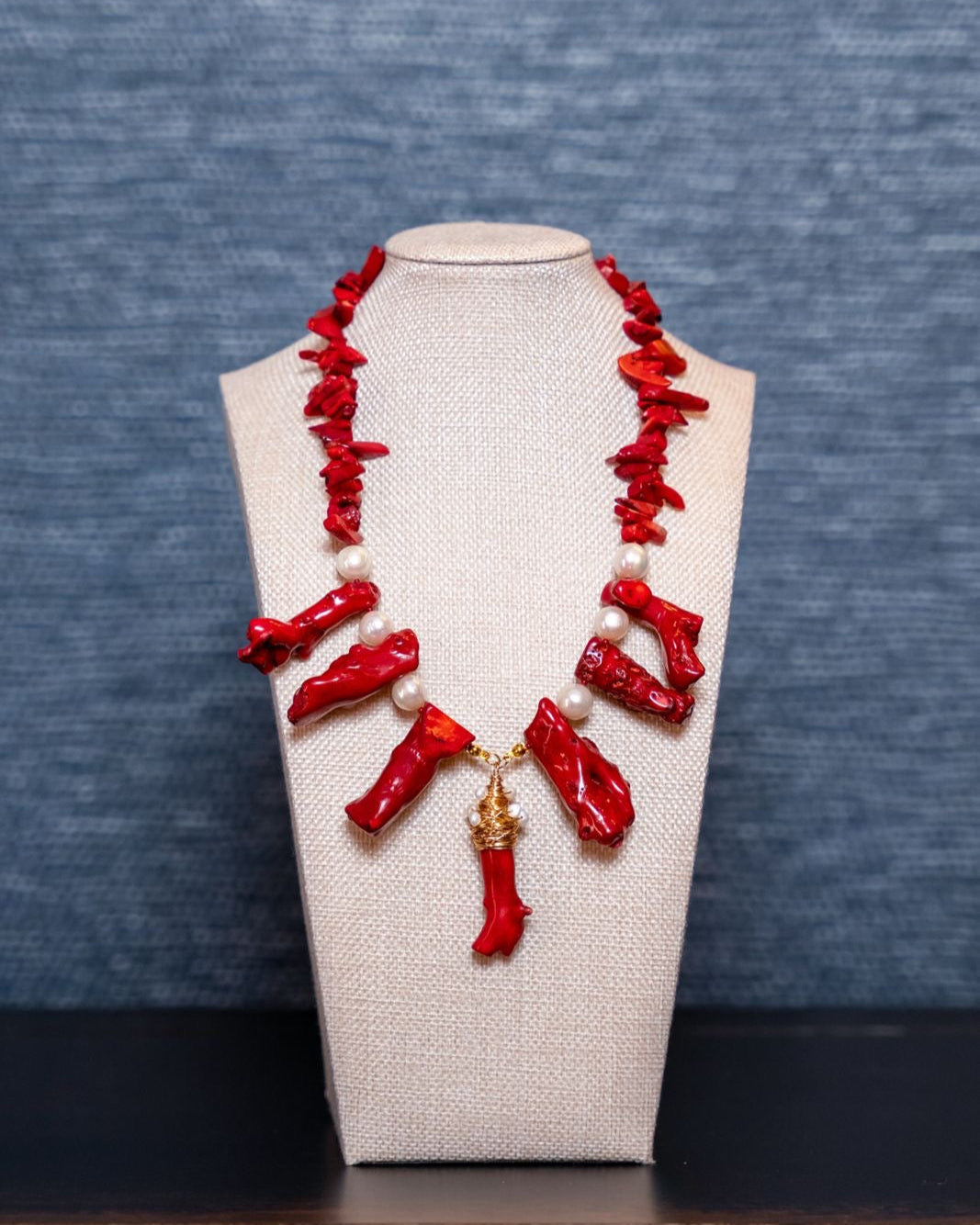 Red Coral  Necklace – Fierce, Sacred & Bold