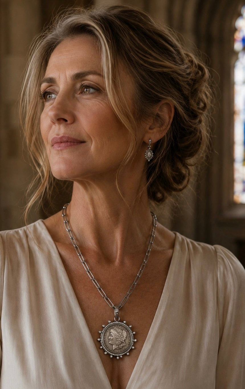 The Aurelia Heirloom Coin Necklace