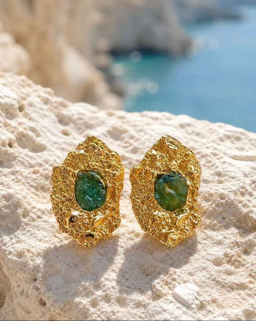 Emerald Reef Earrings