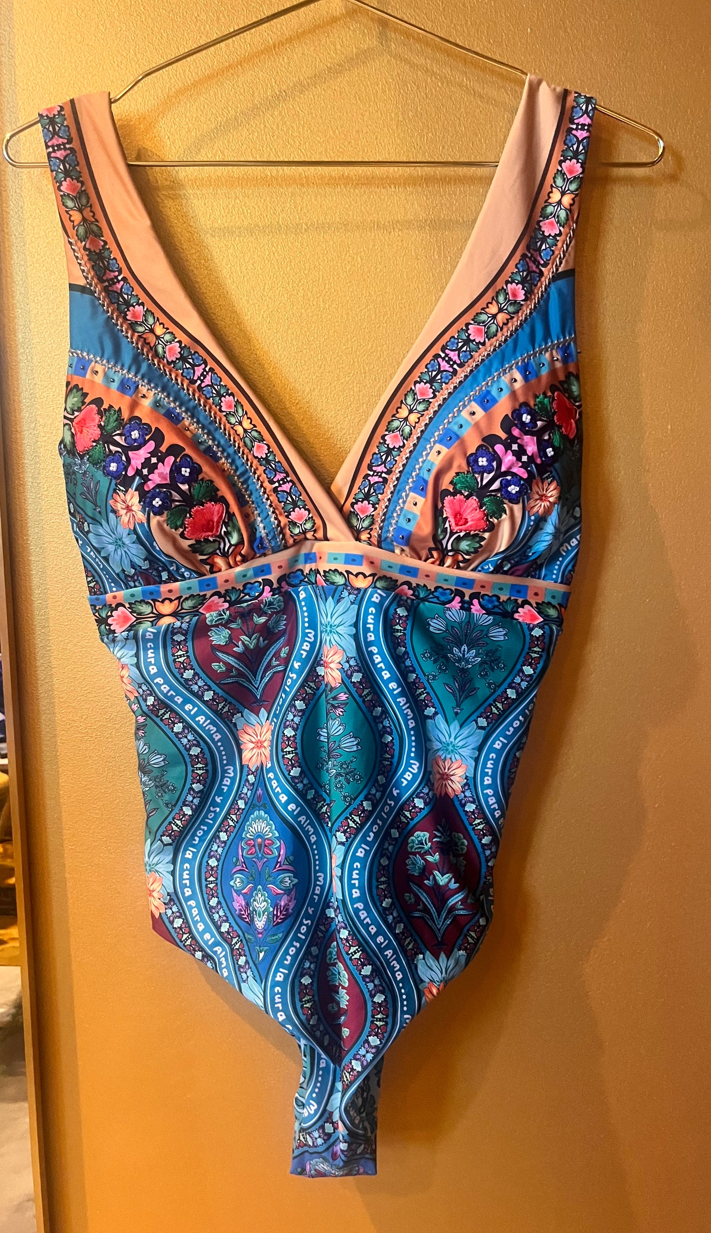 Mar y Alma V-Neck One-Piece – Bold, Romantic & Soulful by the Sea