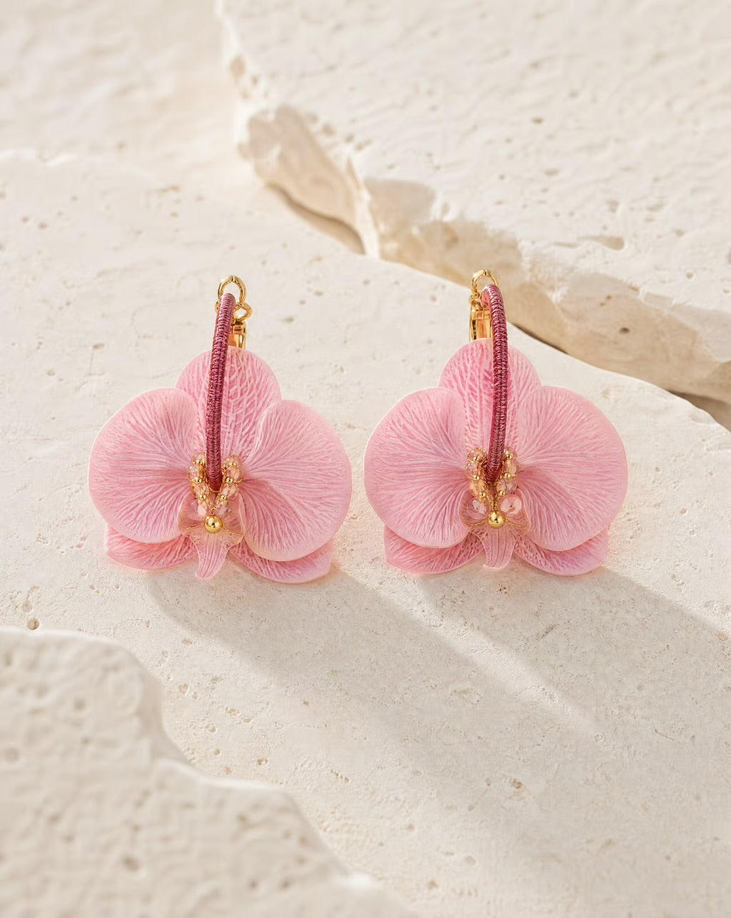 Ballet Orchid Earrings