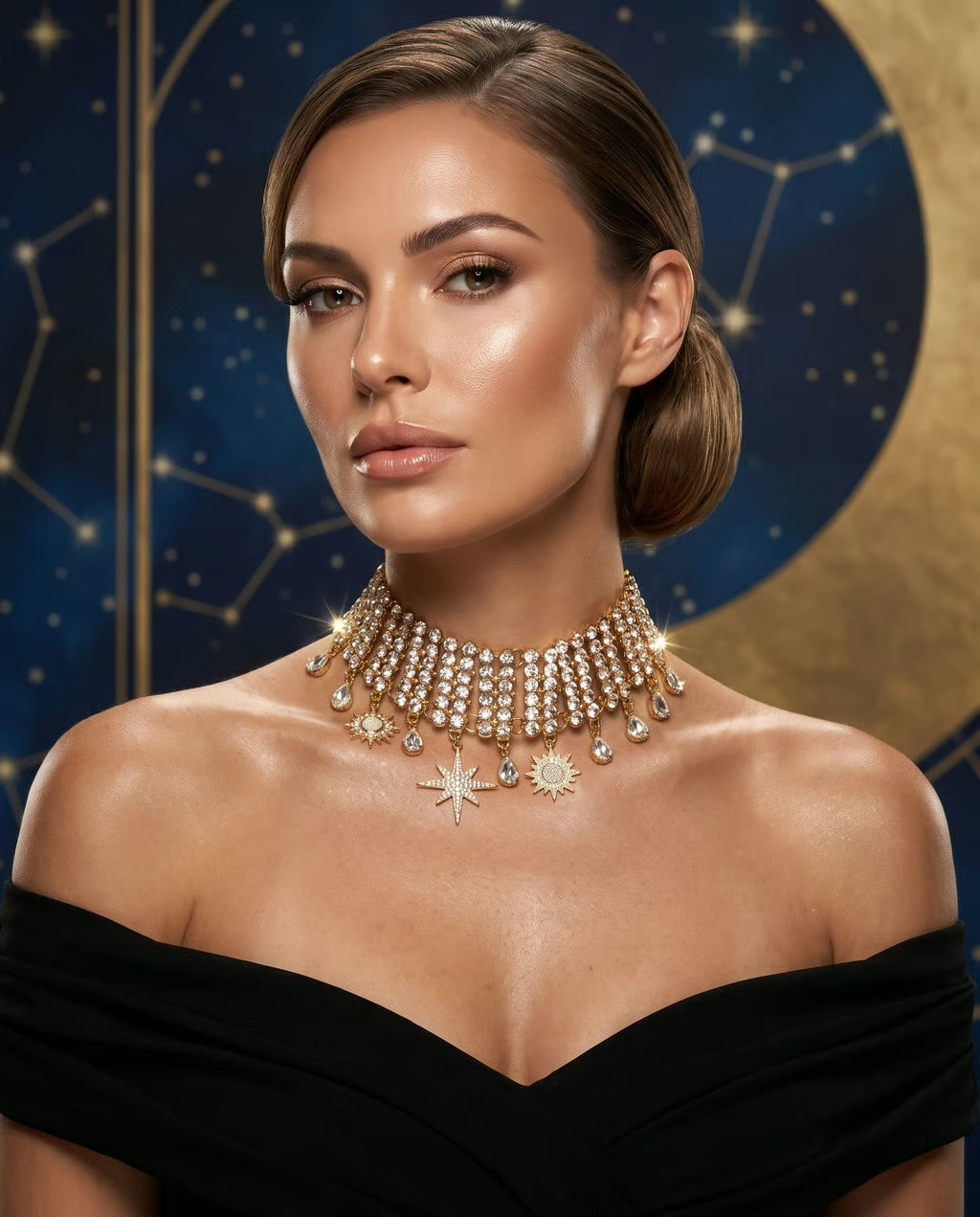 Celestial Nights Crystal Choker