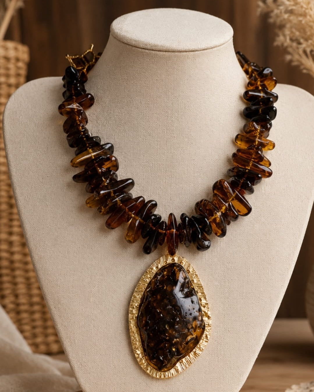 Amber Monolith Necklace PRE-ORDER