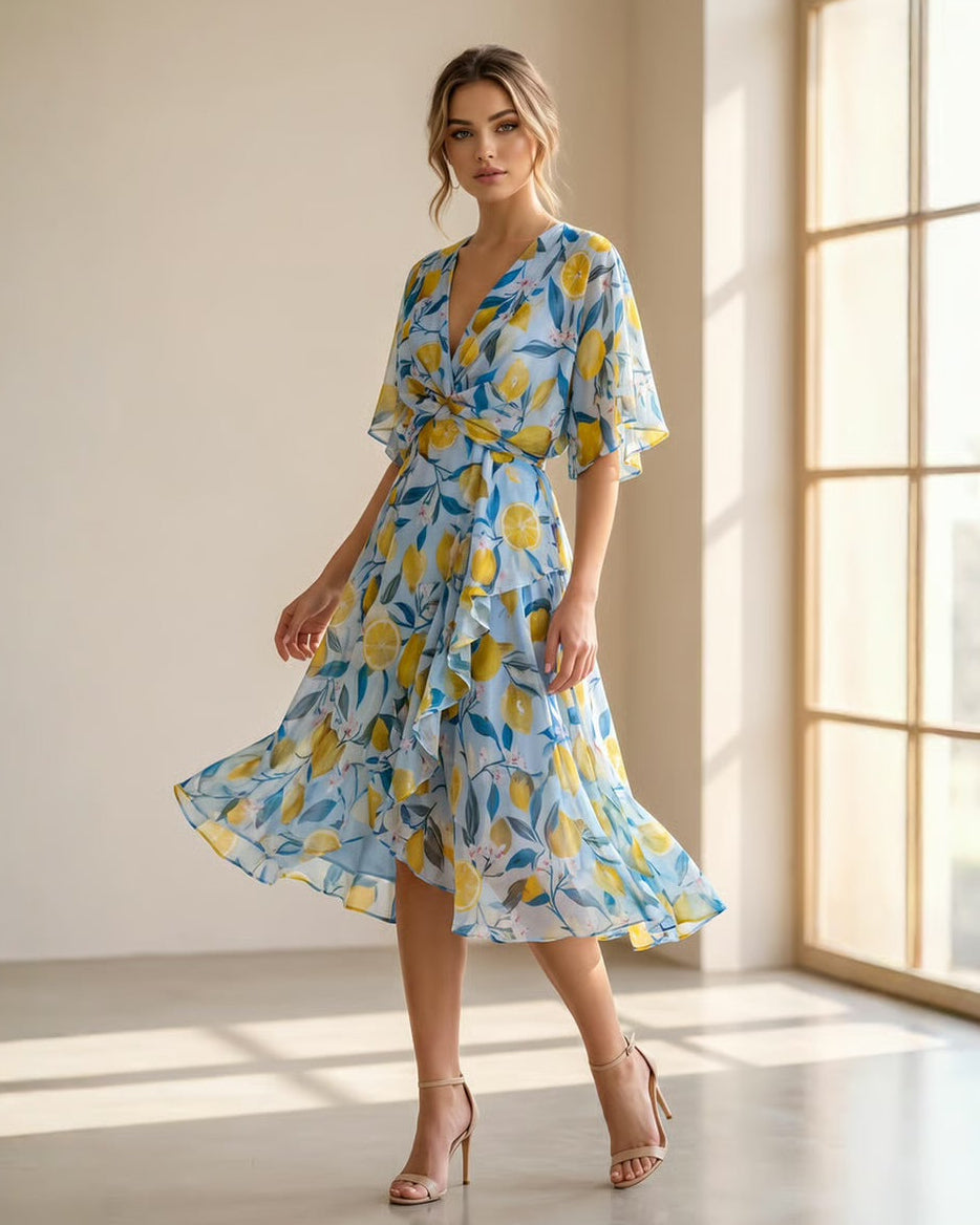 Amalfi Citrus Dress