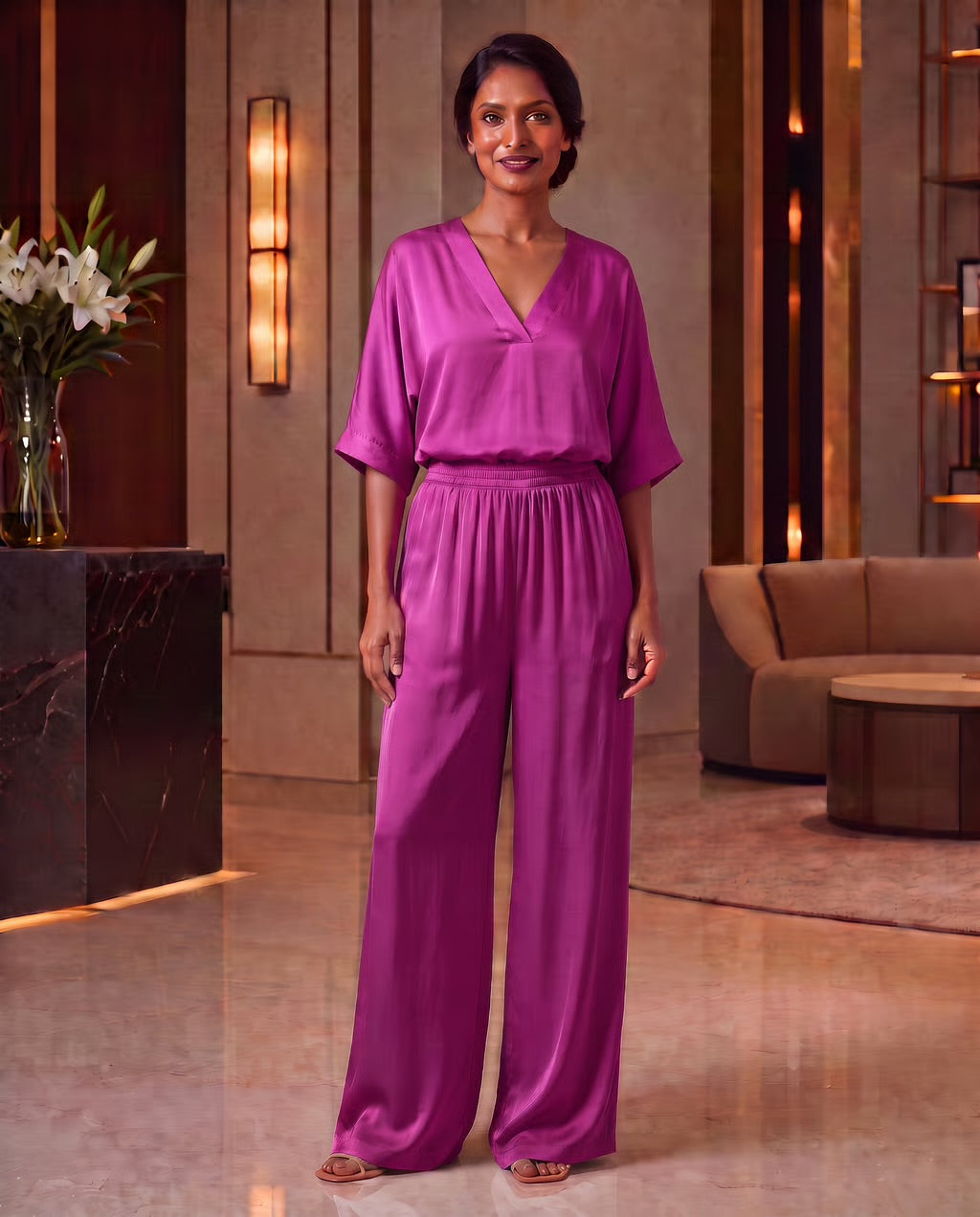 The Sorrento Satin Set