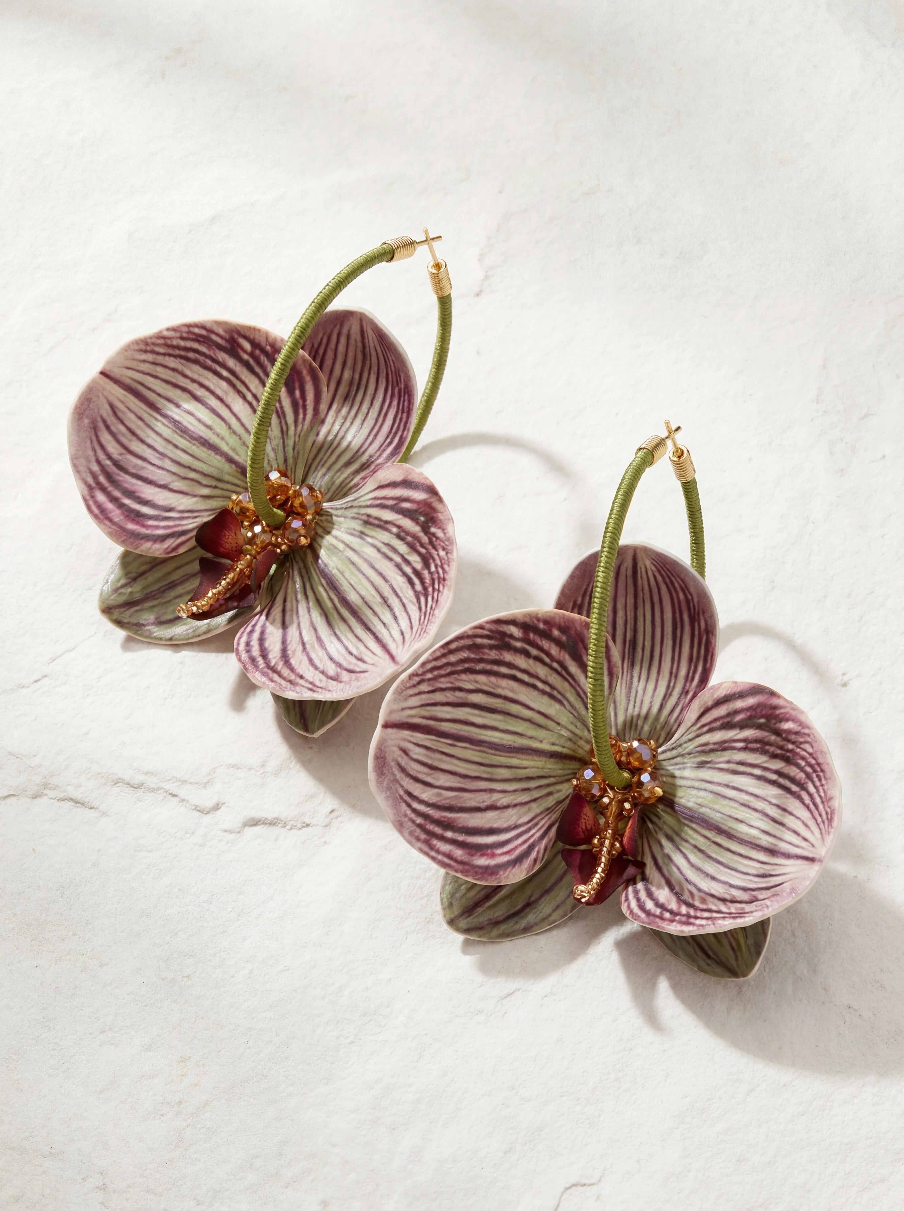 The Orchid Bloom Statement Earrings