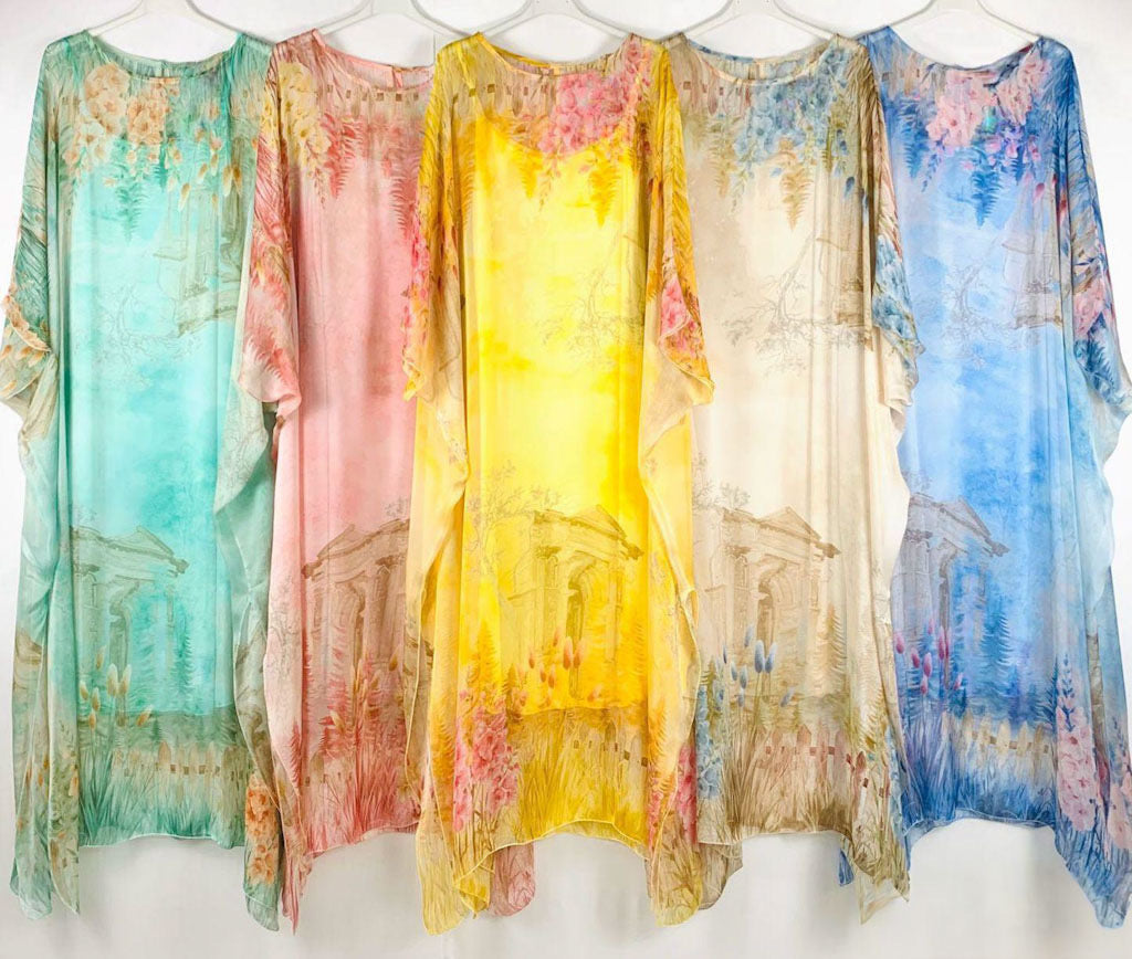 Villa Garden Silk Dress