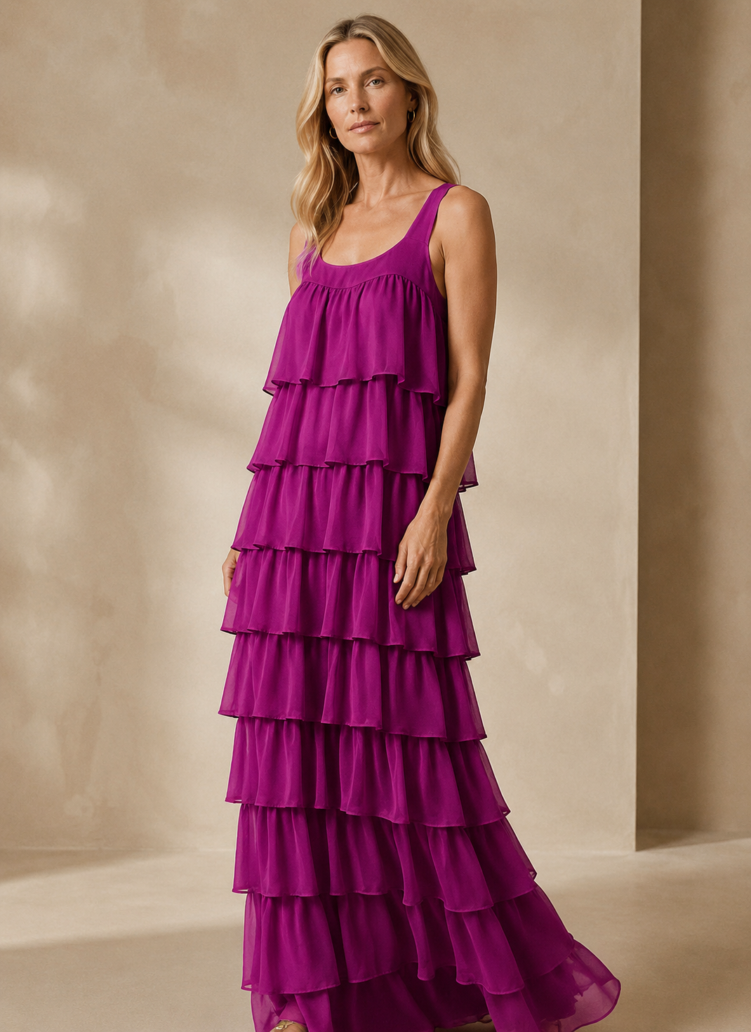 Tiered Maxi Dress