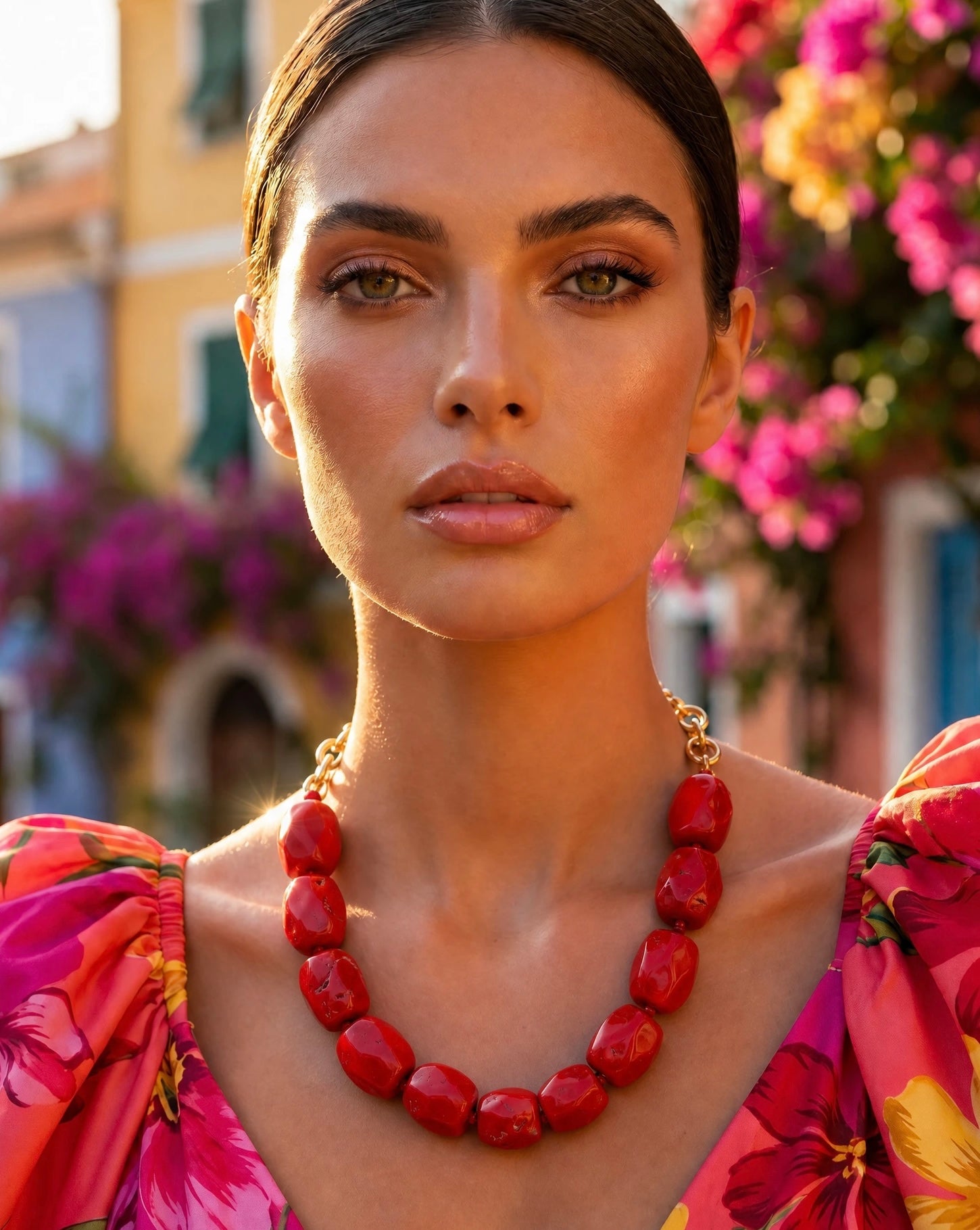Capri Coral Necklace