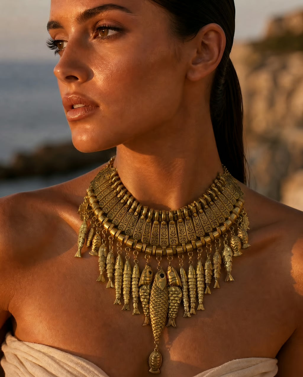 Queen of the Sea Collar Necklace