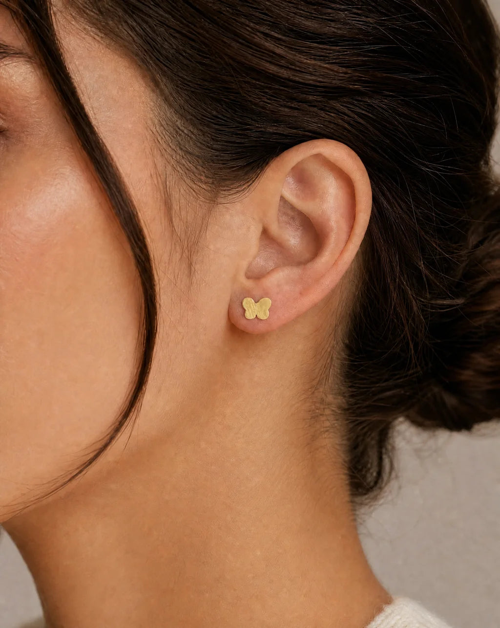 The Mariposa Gold Stud Earrings
