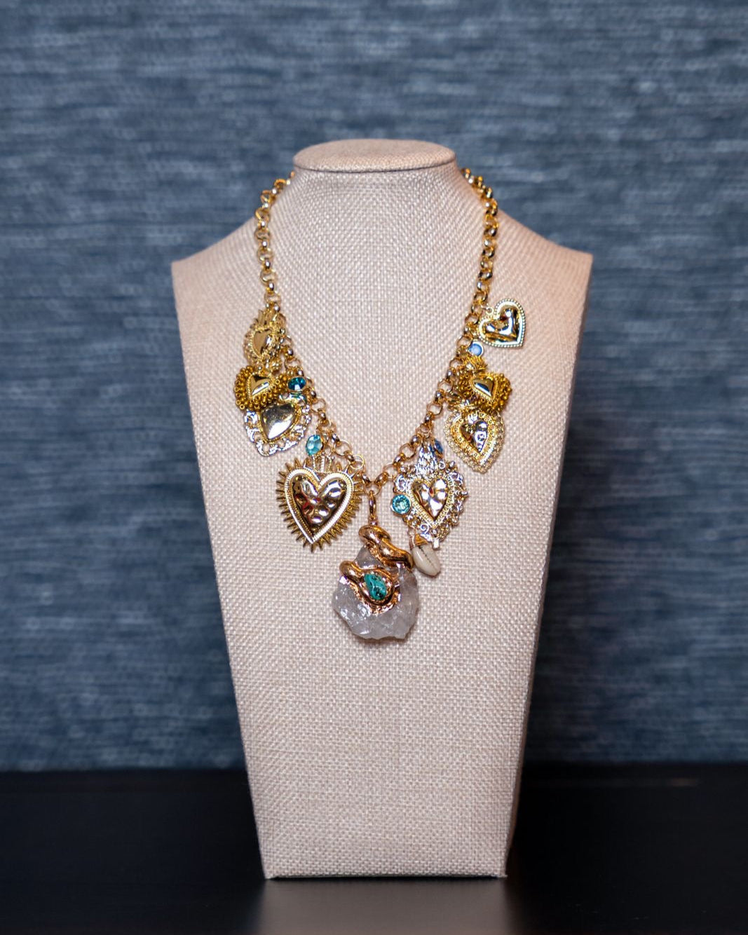 Sacred Heart Necklace – Bold, Spiritual & Fierce