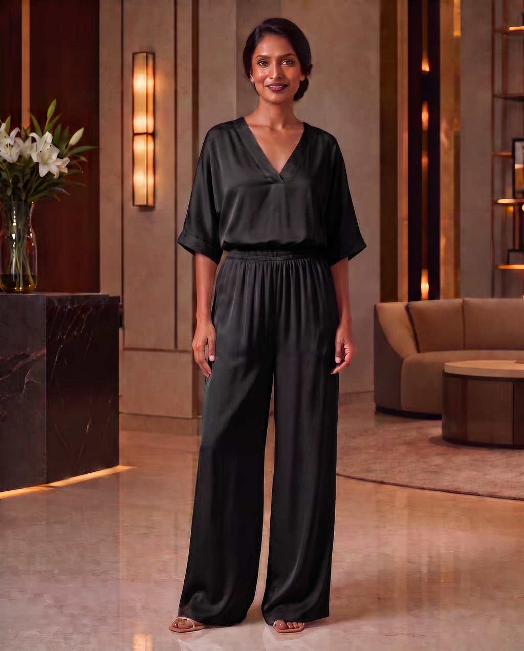 The Sorrento Satin Set