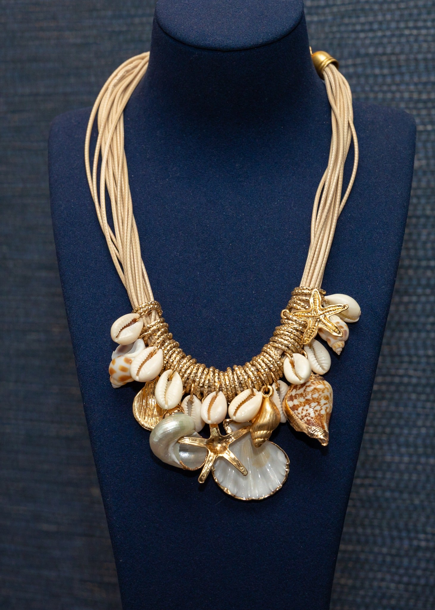 Coastal Heirloom Shell Statement Necklace