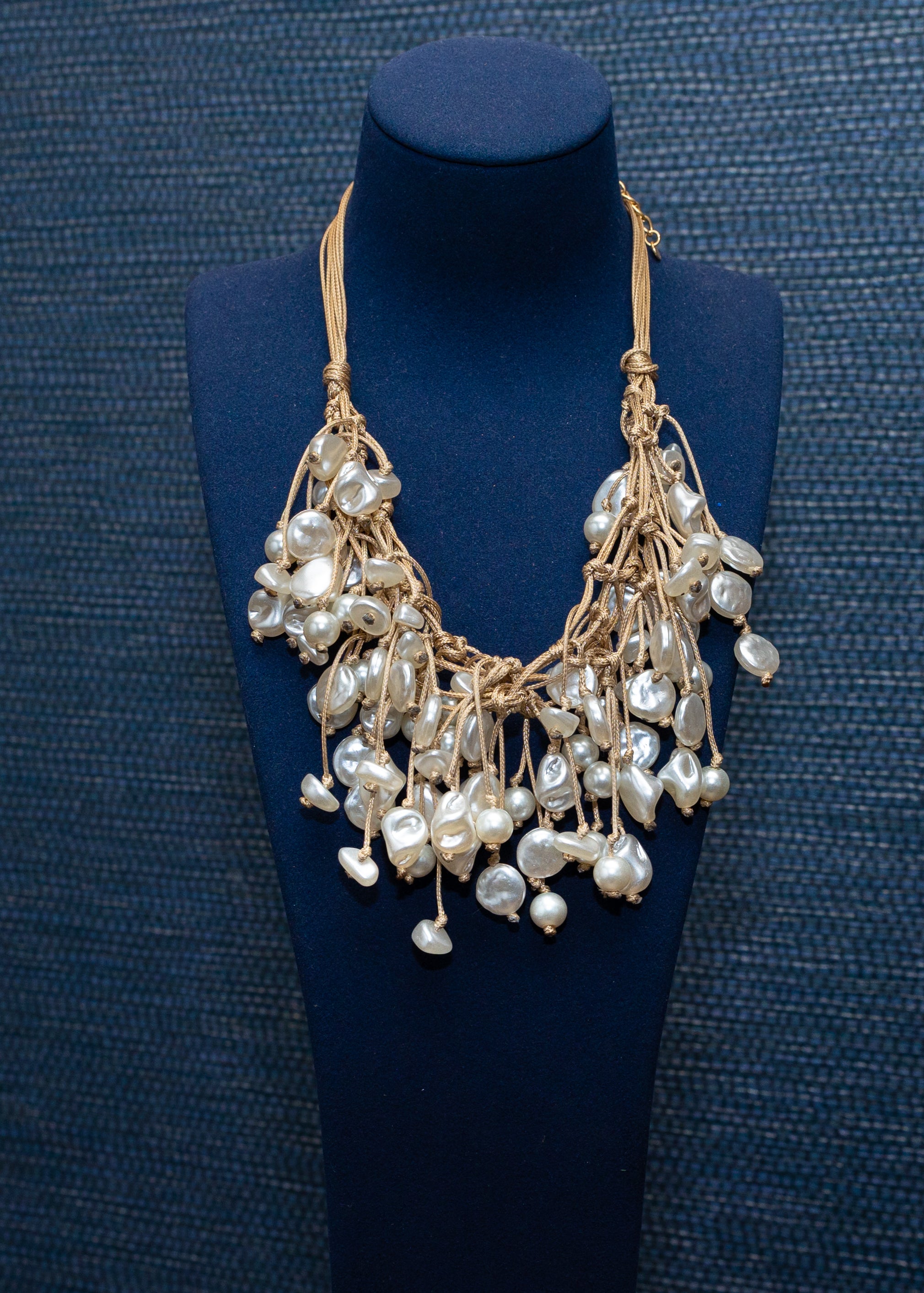 Coastal Shell Charm Statement Necklace