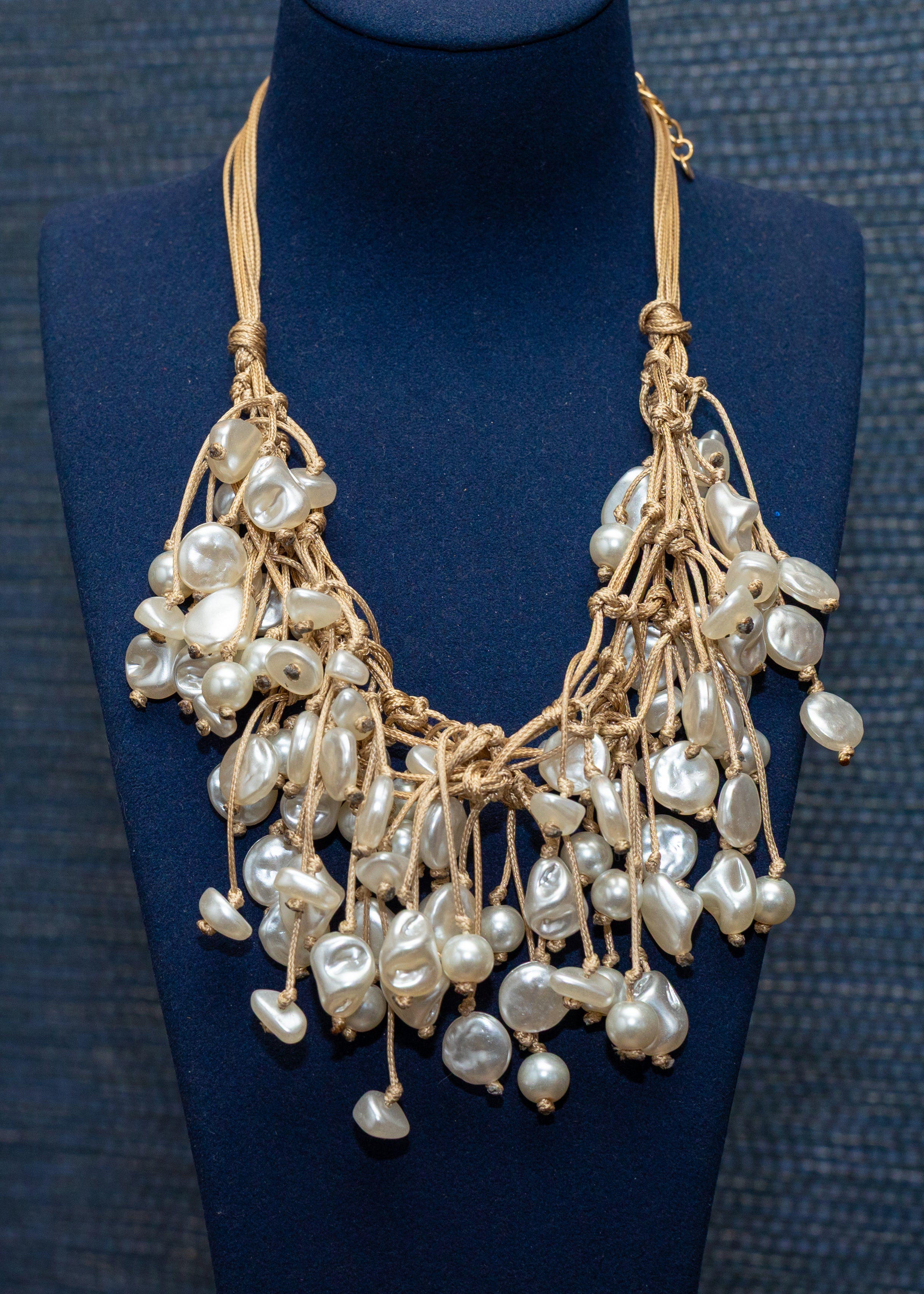 Coastal Shell Charm Statement Necklace