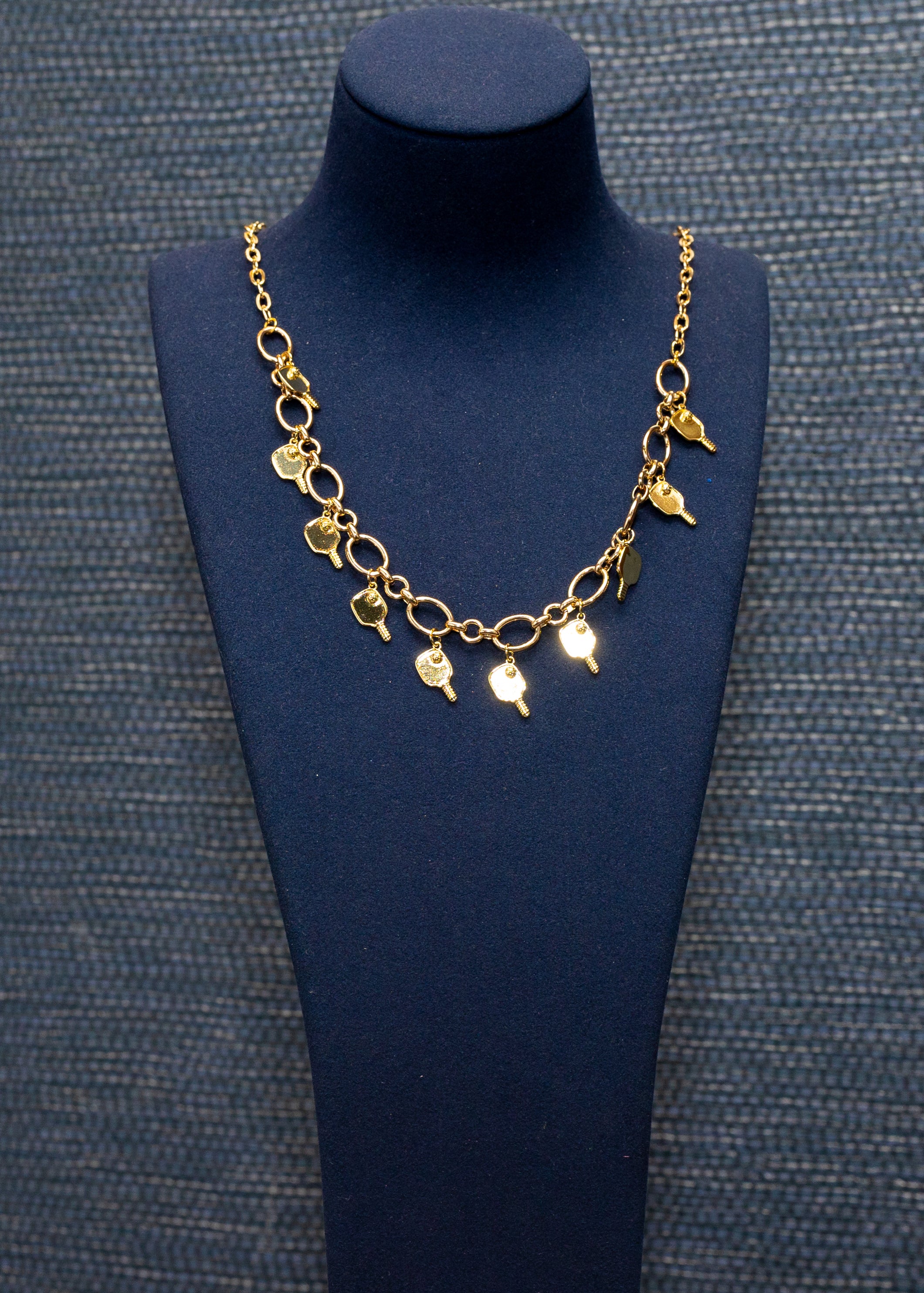 Golden Keys Charm Necklace