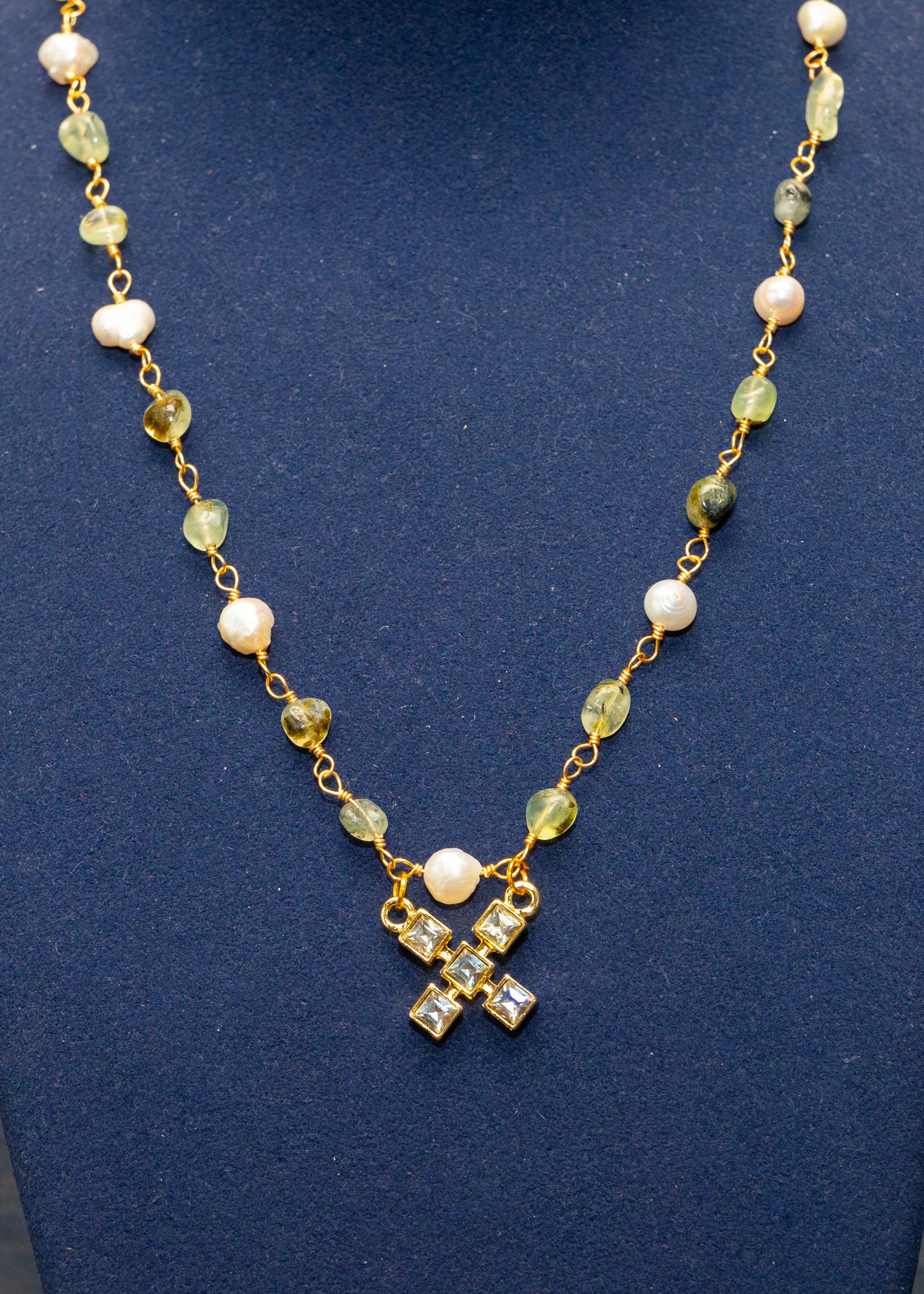 The Seraphina Cross Pendant Necklace