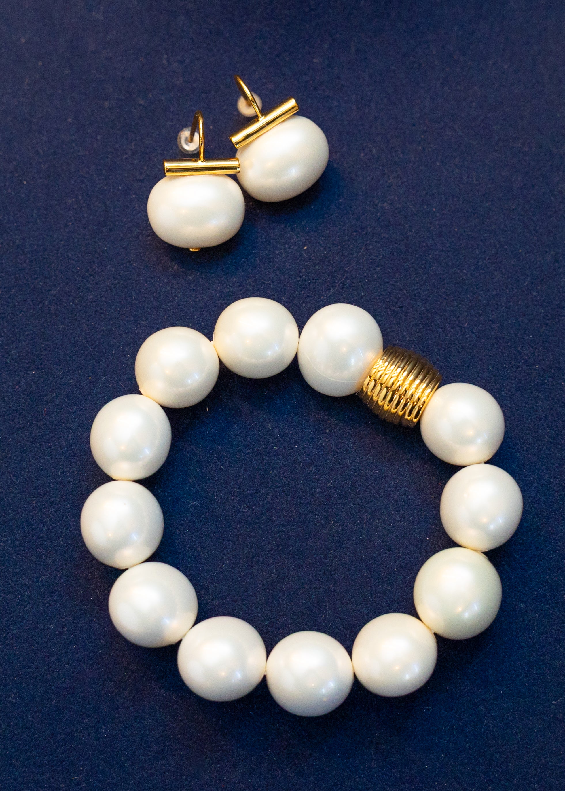 Ivory Luxe Beaded Bracelet