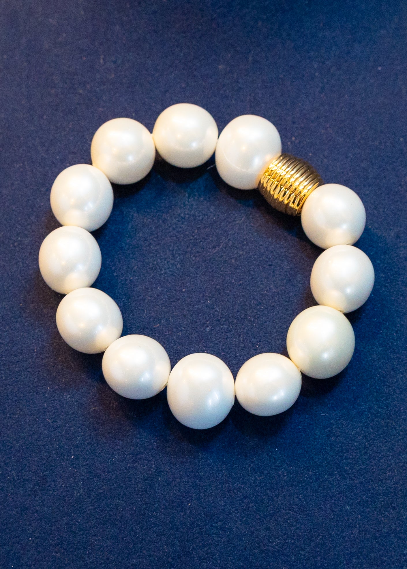 Ivory Luxe Beaded Bracelet