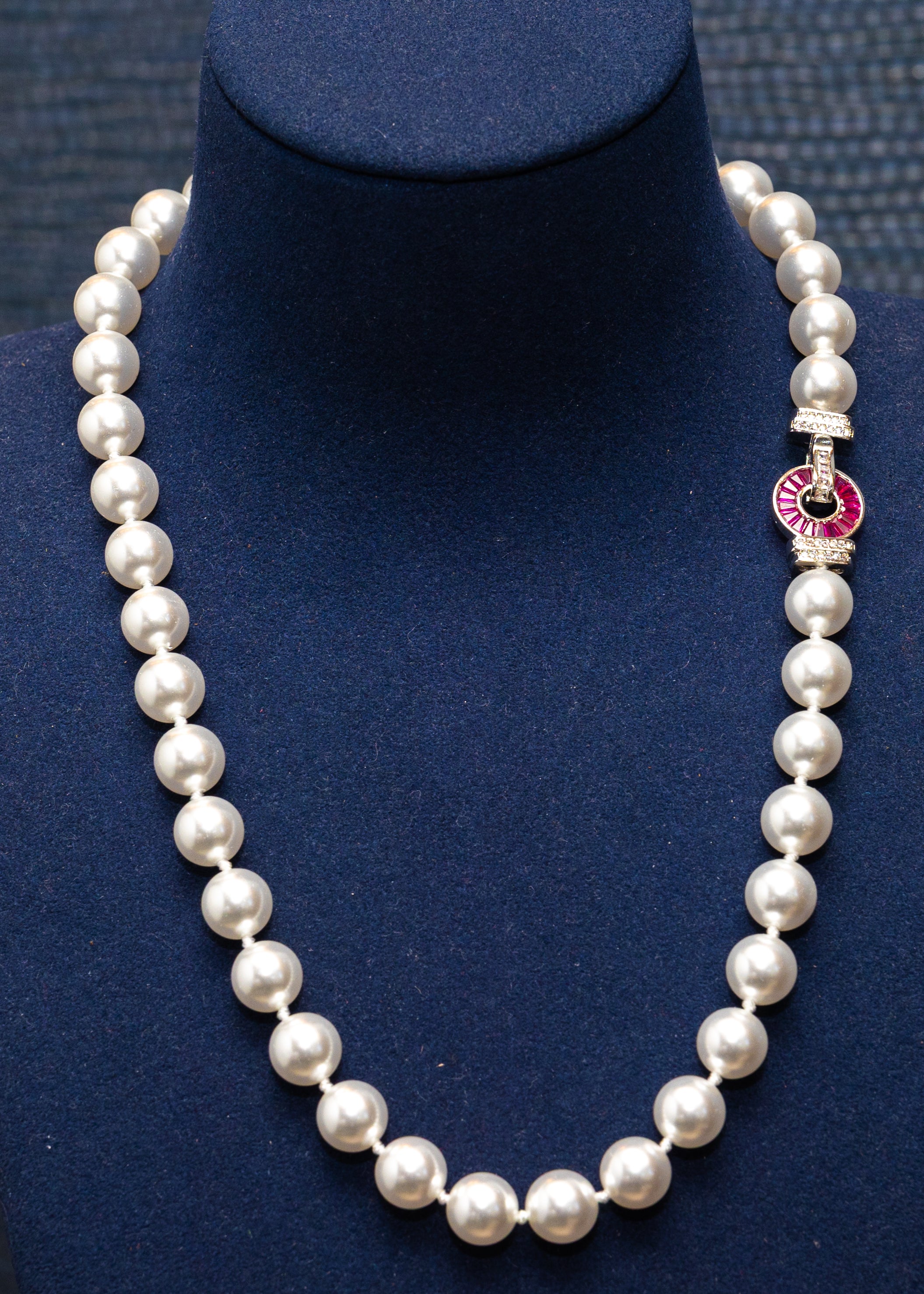Single Strand Pearl Heirloom Necklace