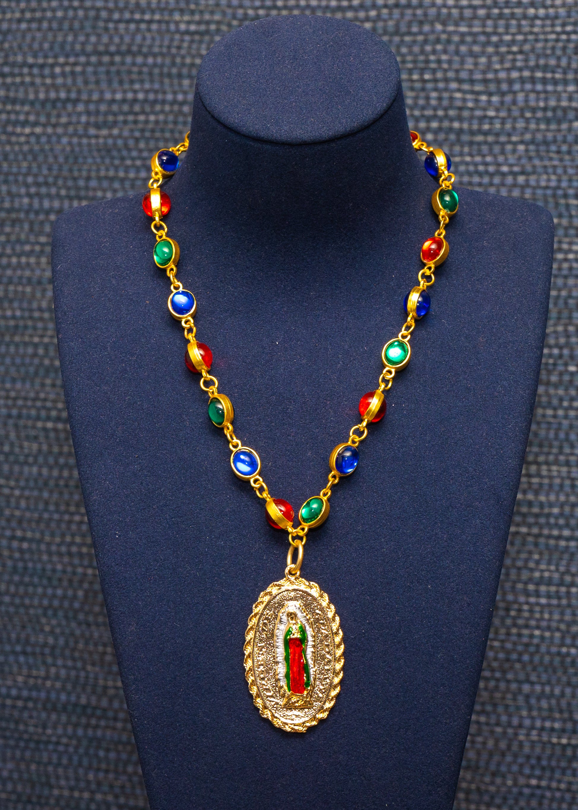 Guadalupe Oval Medallion Necklace