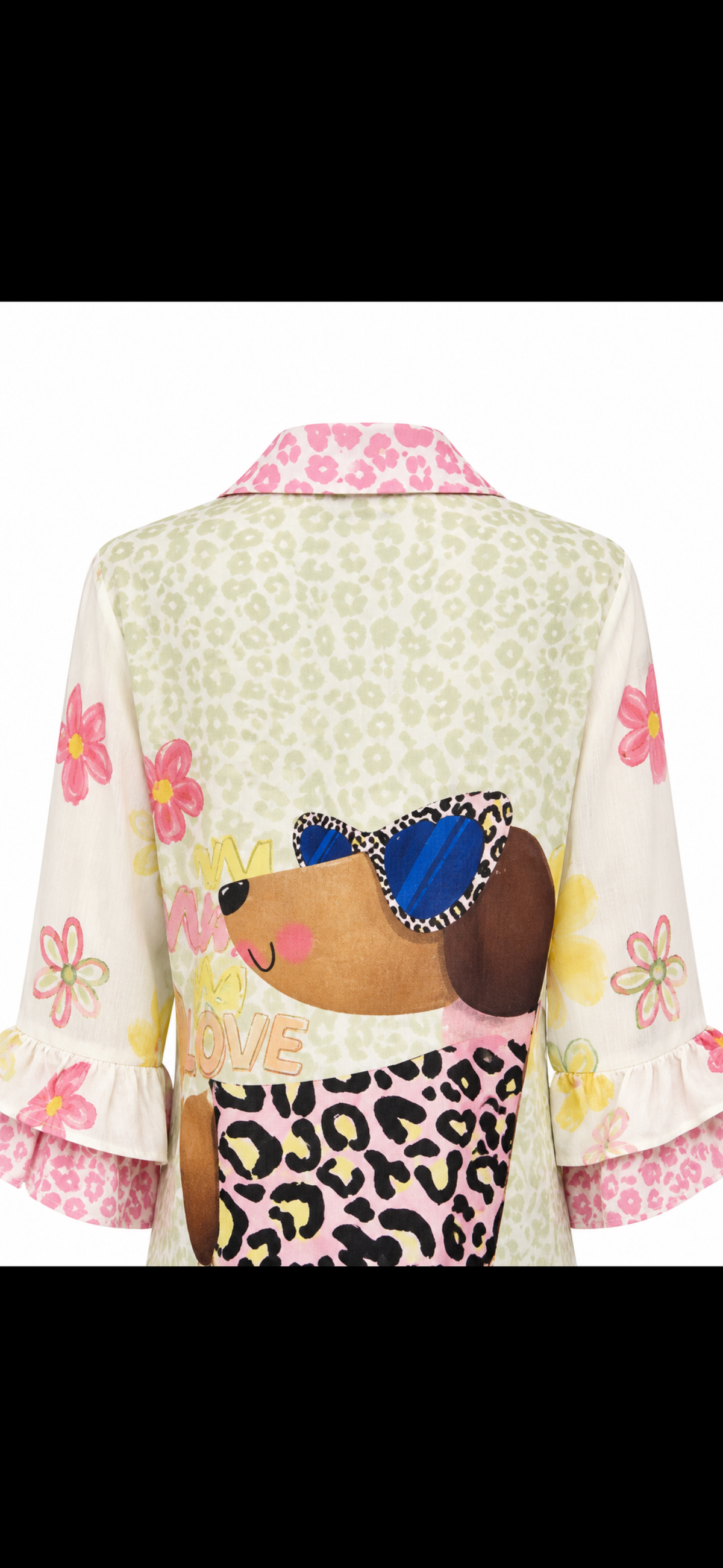 Puppy Love Ruffle Blouse