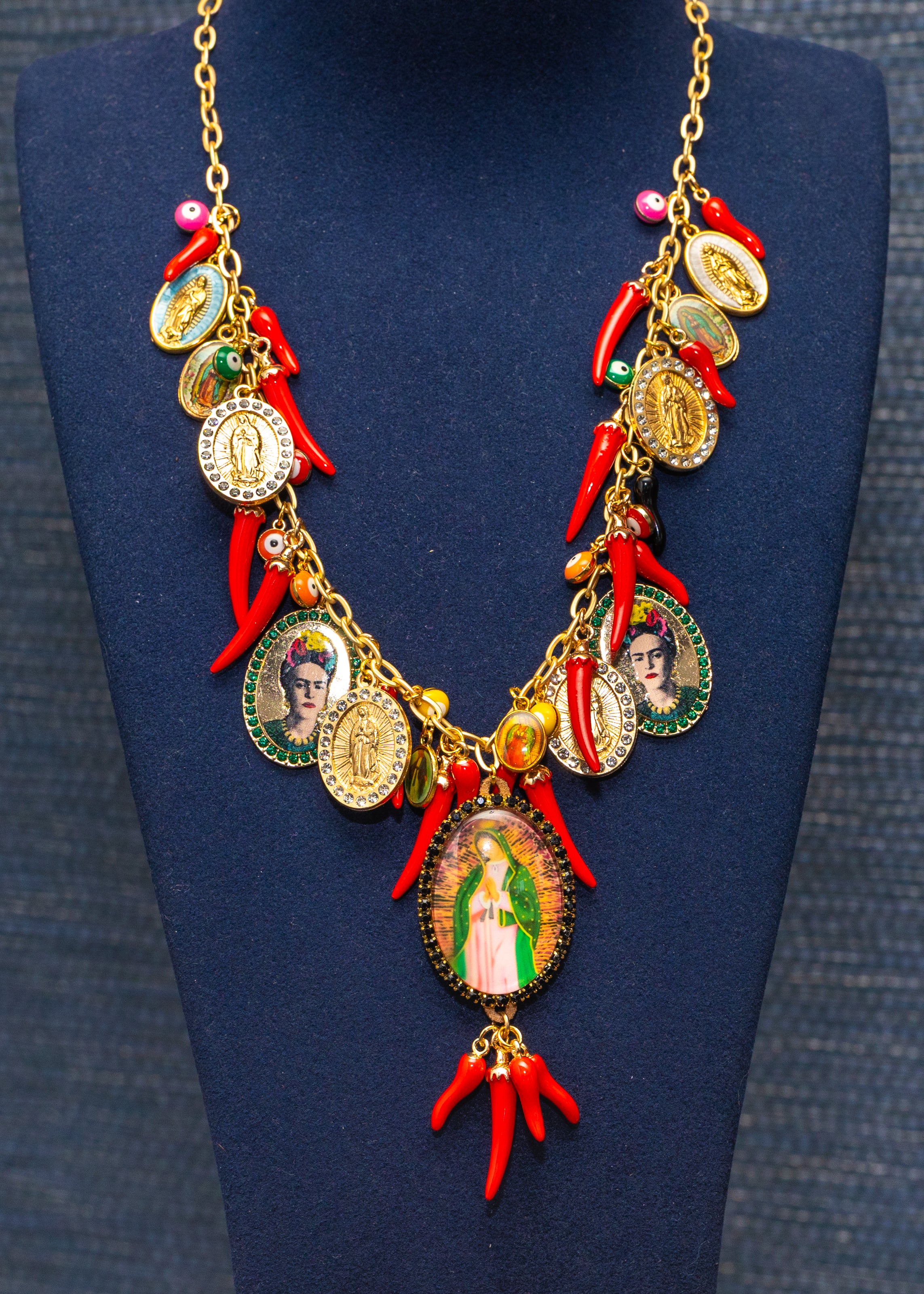 Chili & Icon Statement Necklace