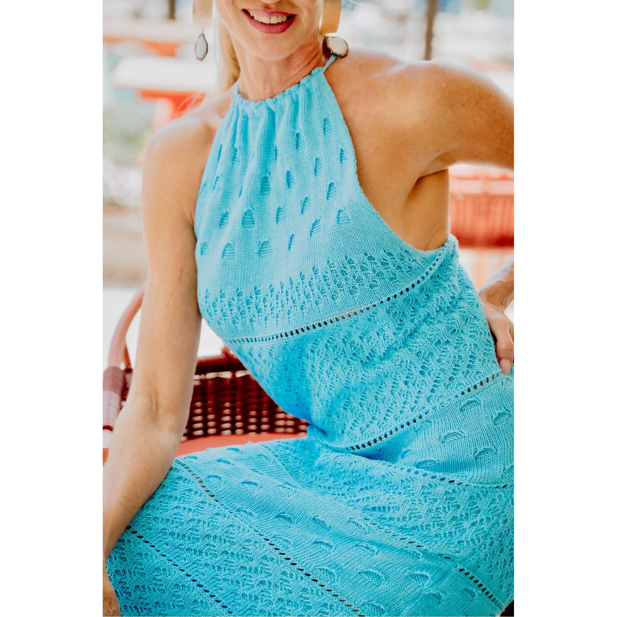 Crochet Halter Dress