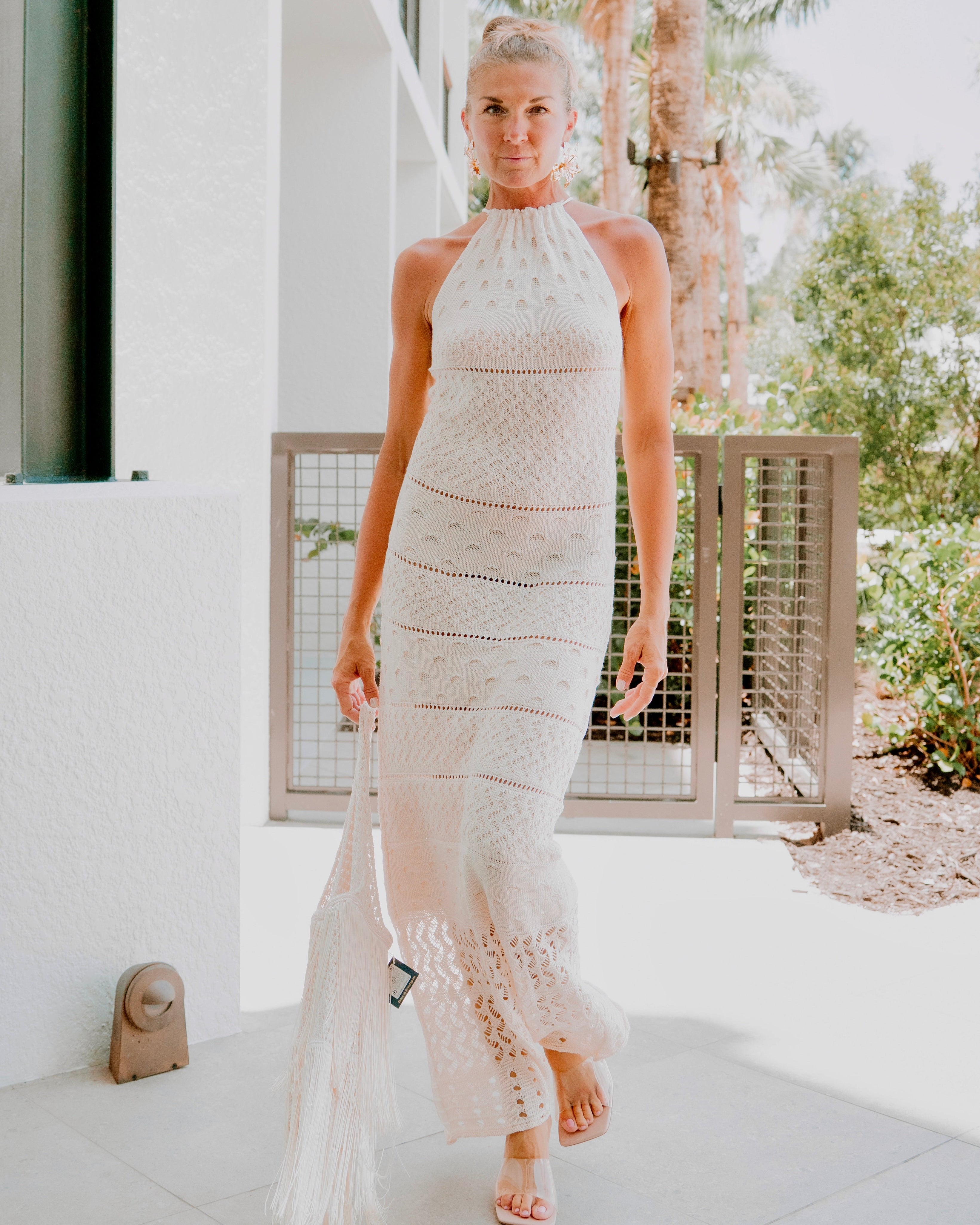 Crochet Halter Dress