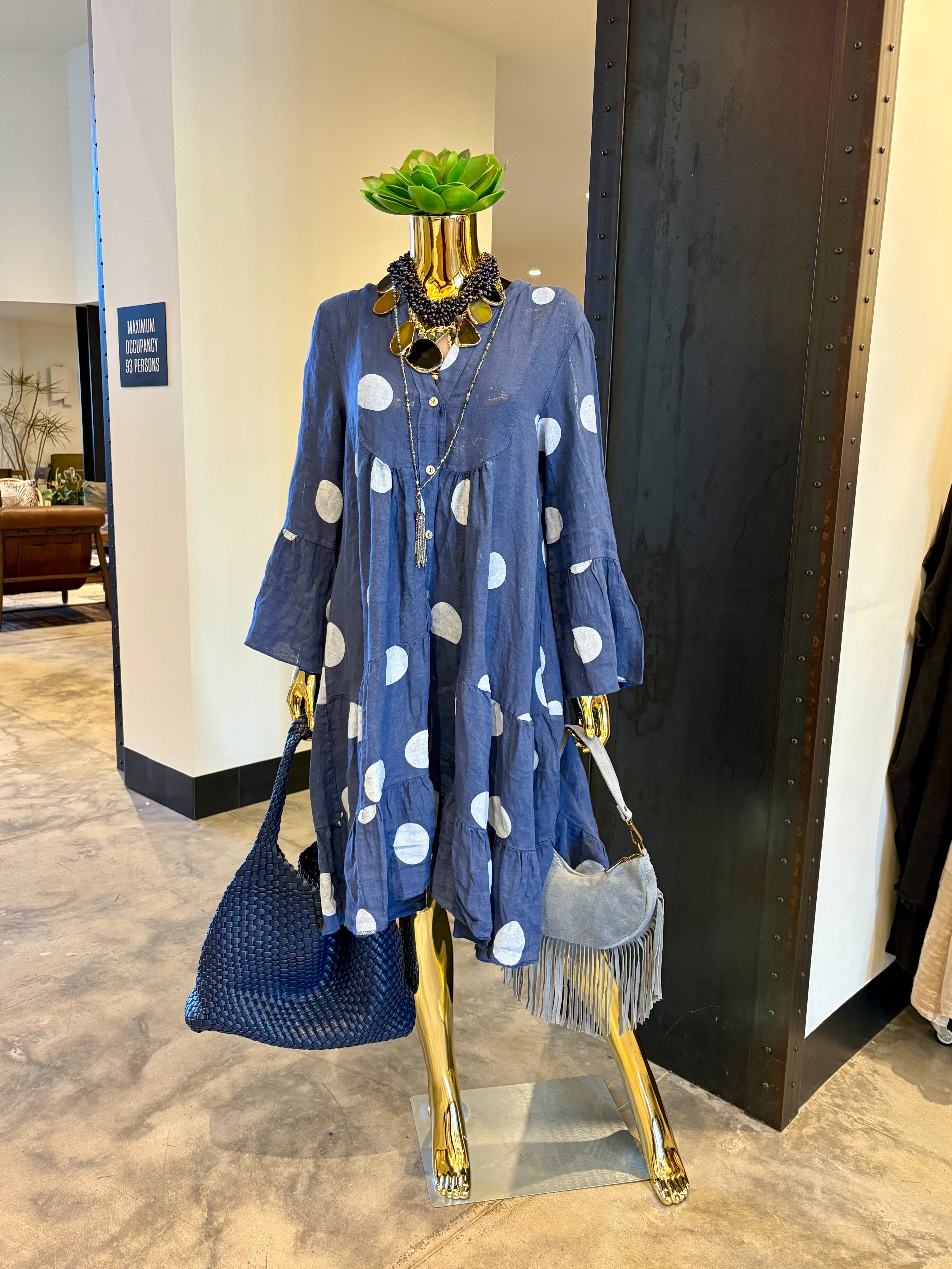 Polka Dot Cotton Dress