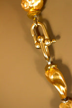 Load image into Gallery viewer, COIN NECKLACE w/GOLD/SILVER BAROQUE PEARLS
