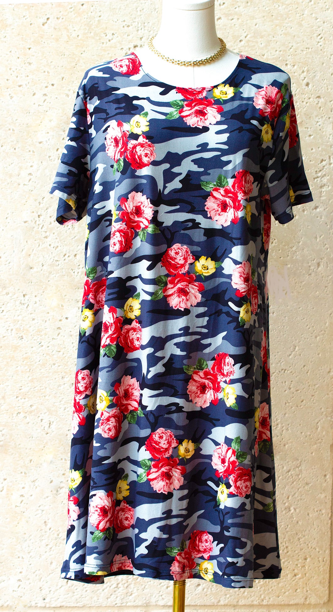 Everyday Dress Camo Flowers