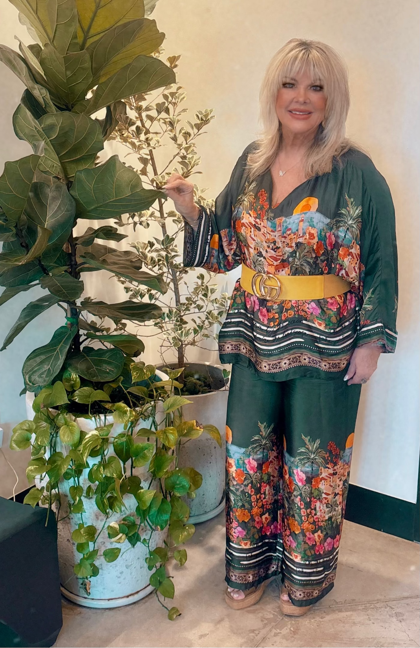 Italian Print Pants – Limited Edition Set