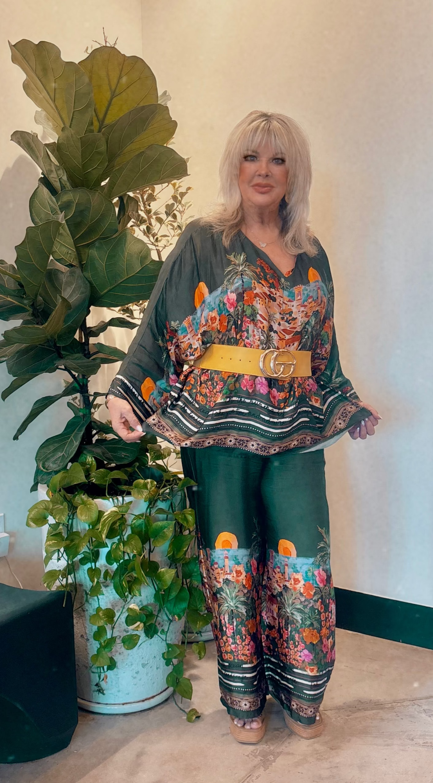 Italian Print Pants – Limited Edition Set