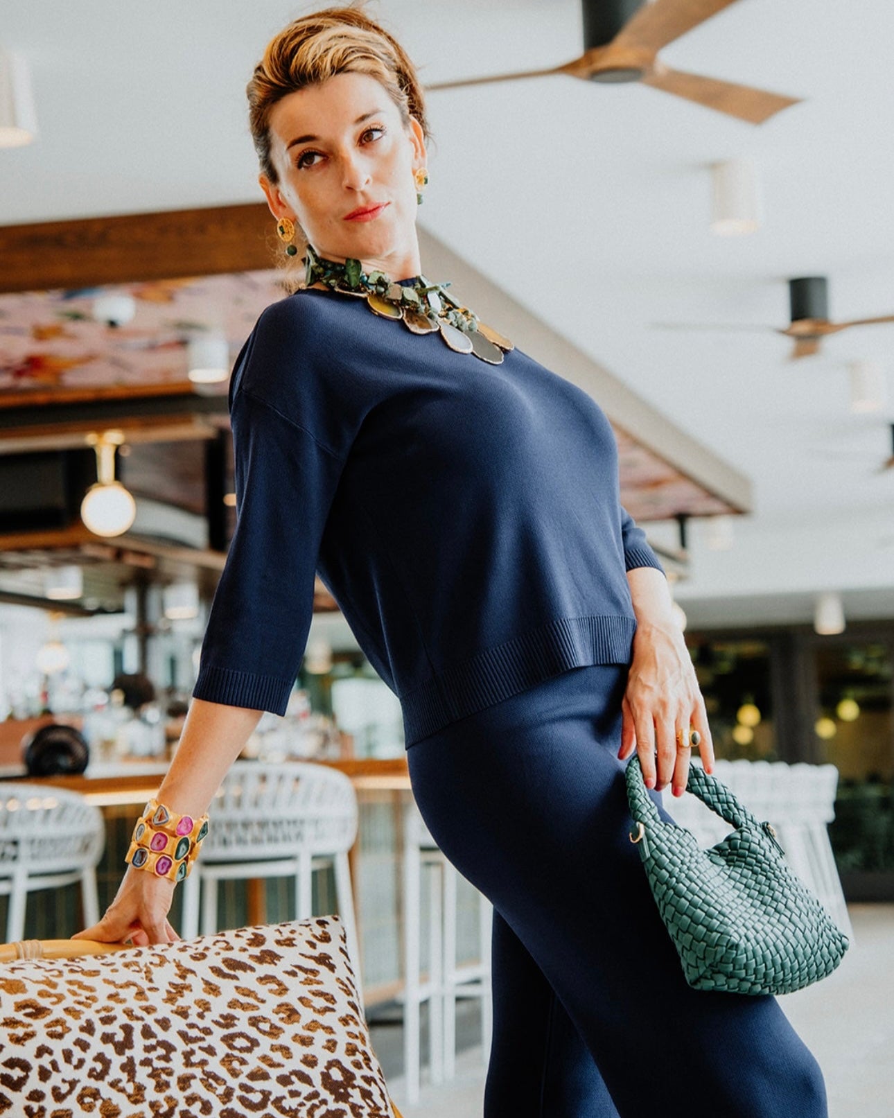 Luxe Knit Lounge, Travel Yoga Set